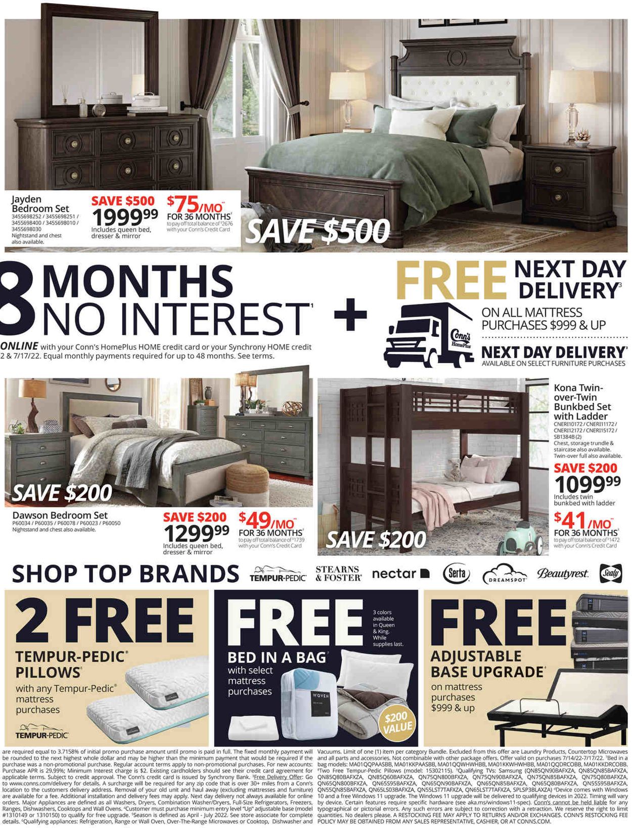 Conn's Home Plus Weekly Ad Circular - valid 07/14-07/17/2022 (Page 3)