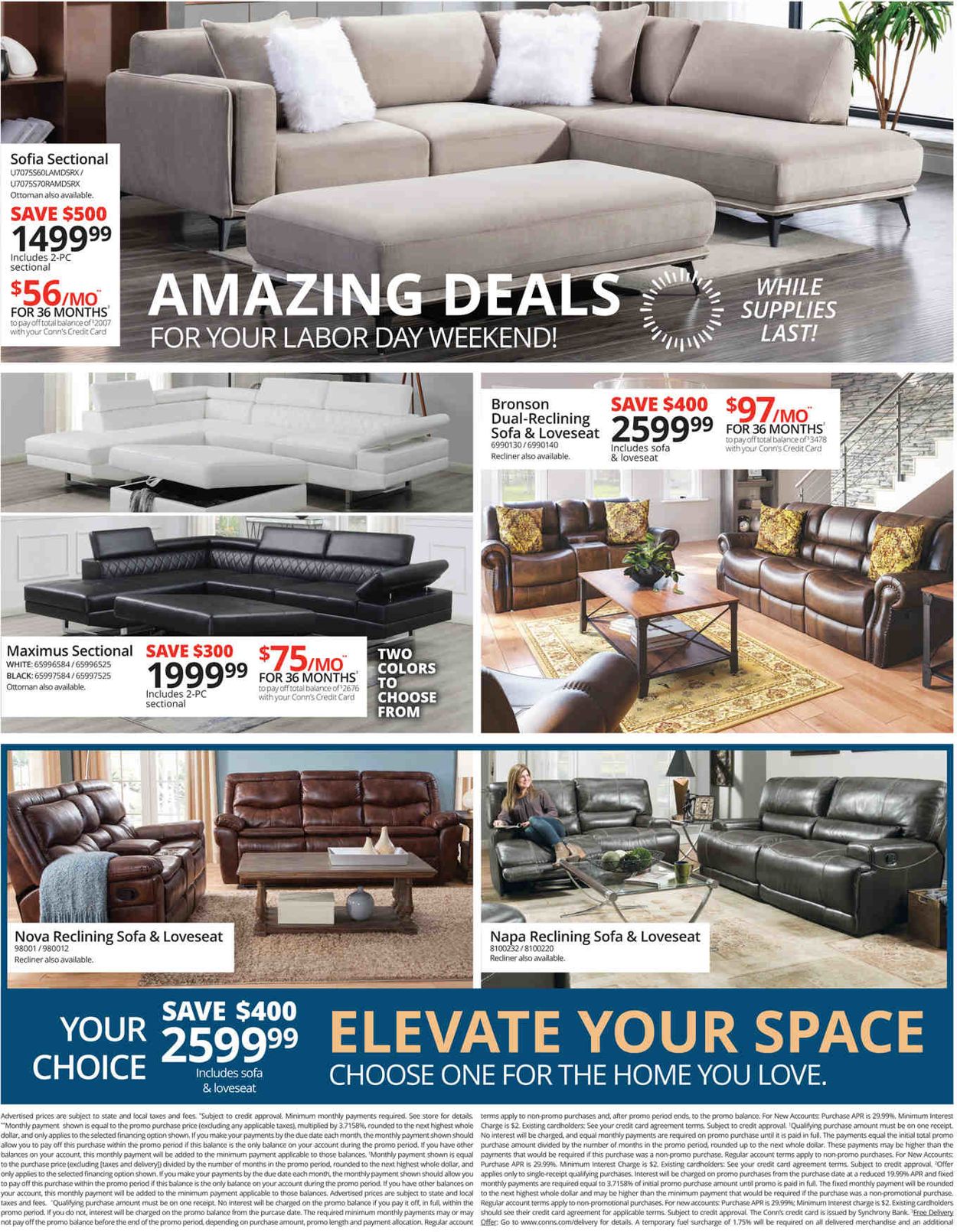 Conn's Home Plus Weekly Ad Circular - valid 08/25-08/31/2022 (Page 2)