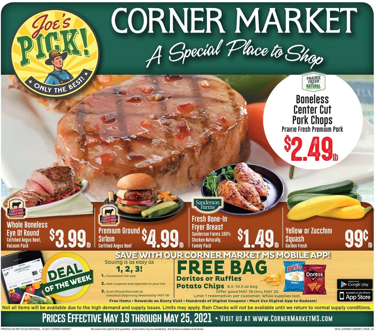 Corner Market Weekly Ad Circular - valid 05/19-05/25/2021