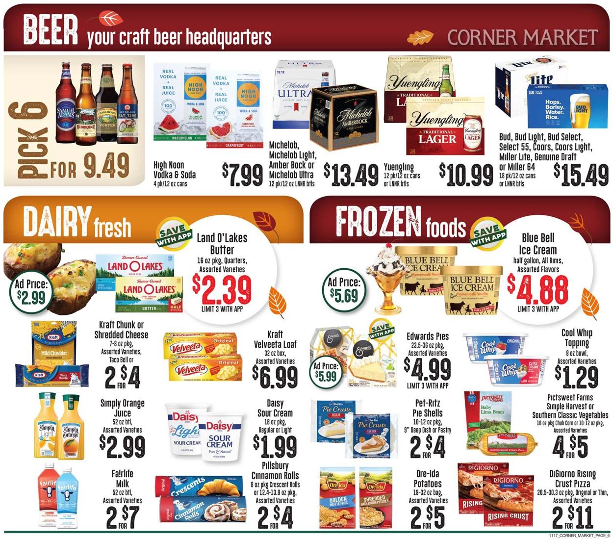 Corner Market THANKSGIVING 2021 Weekly Ad Circular - valid 11/17-11/25/2021 (Page 6)