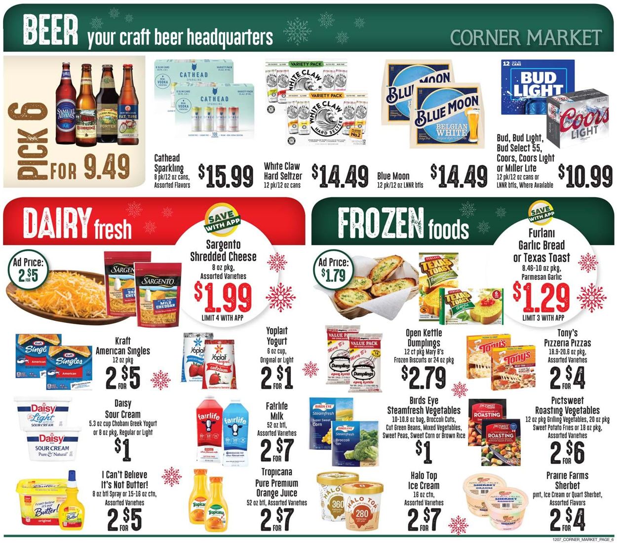 Corner Market - HOLIDAY 2021 Weekly Ad Circular - valid 12/08-12/14/2021 (Page 6)