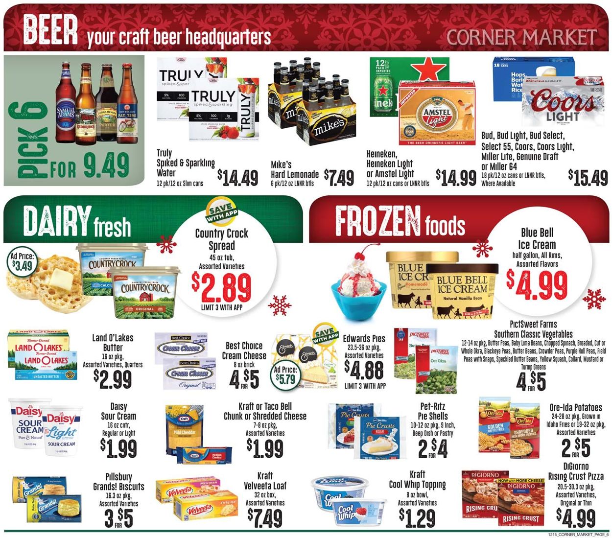 Corner Market CHRISTMAS 2021 Weekly Ad Circular - valid 12/15-12/21/2021 (Page 6)
