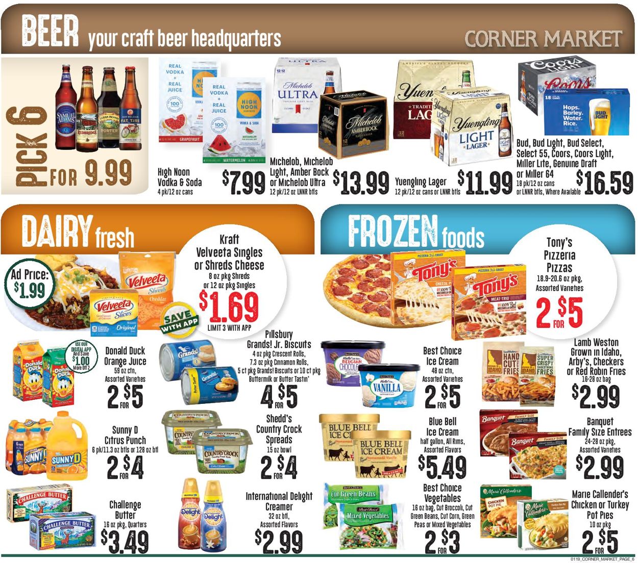 Corner Market Weekly Ad Circular - valid 01/19-01/25/2022 (Page 6)