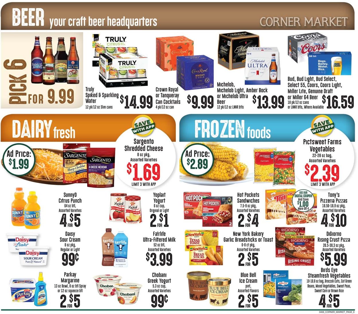 Corner Market Weekly Ad Circular - valid 04/06-04/12/2022 (Page 6)