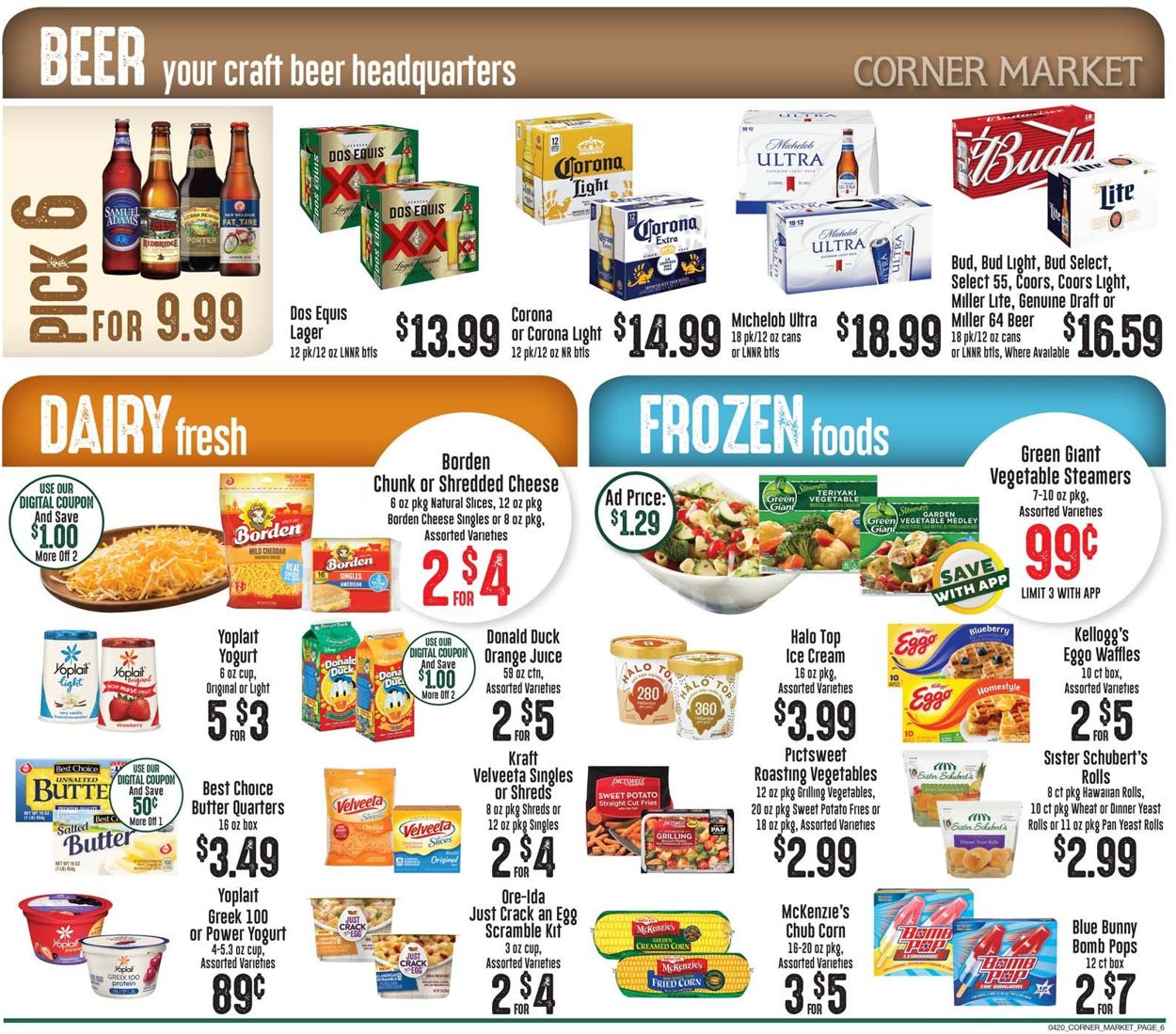 Corner Market Weekly Ad Circular - valid 04/20-04/26/2022 (Page 6)