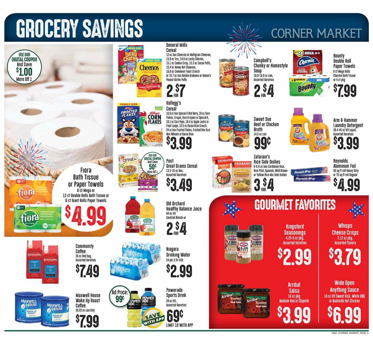 Corner Market Weekly Ad Circular - valid 09/07-09/13/2022 (Page 5)