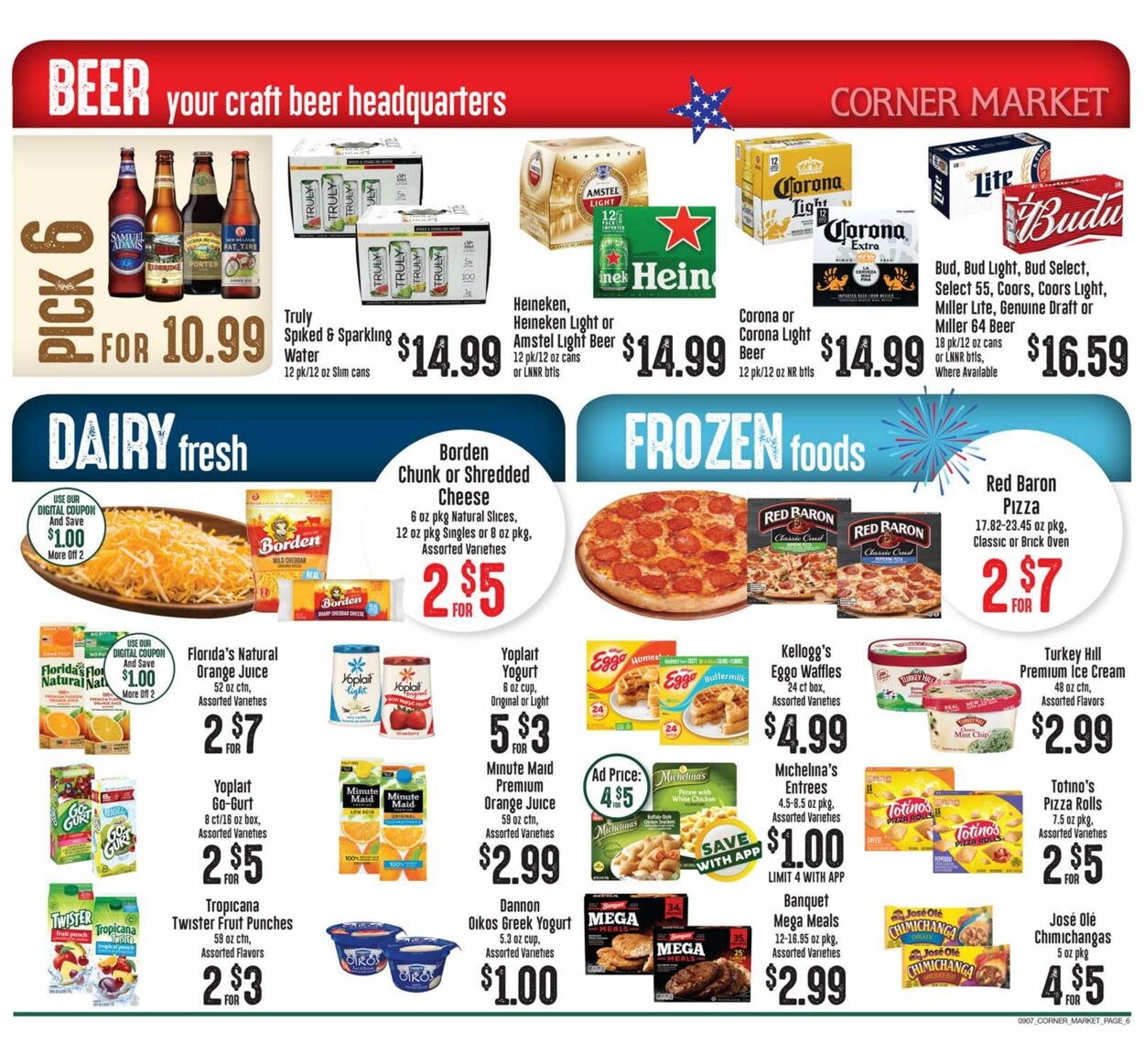 Corner Market Weekly Ad Circular - valid 09/07-09/13/2022 (Page 6)