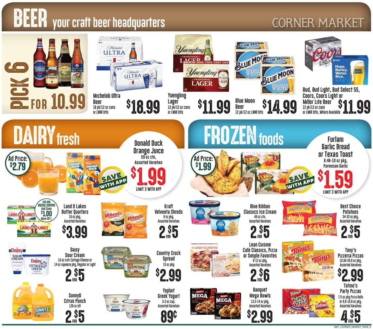 Corner Market Weekly Ad Circular - valid 09/21-09/27/2022 (Page 6)