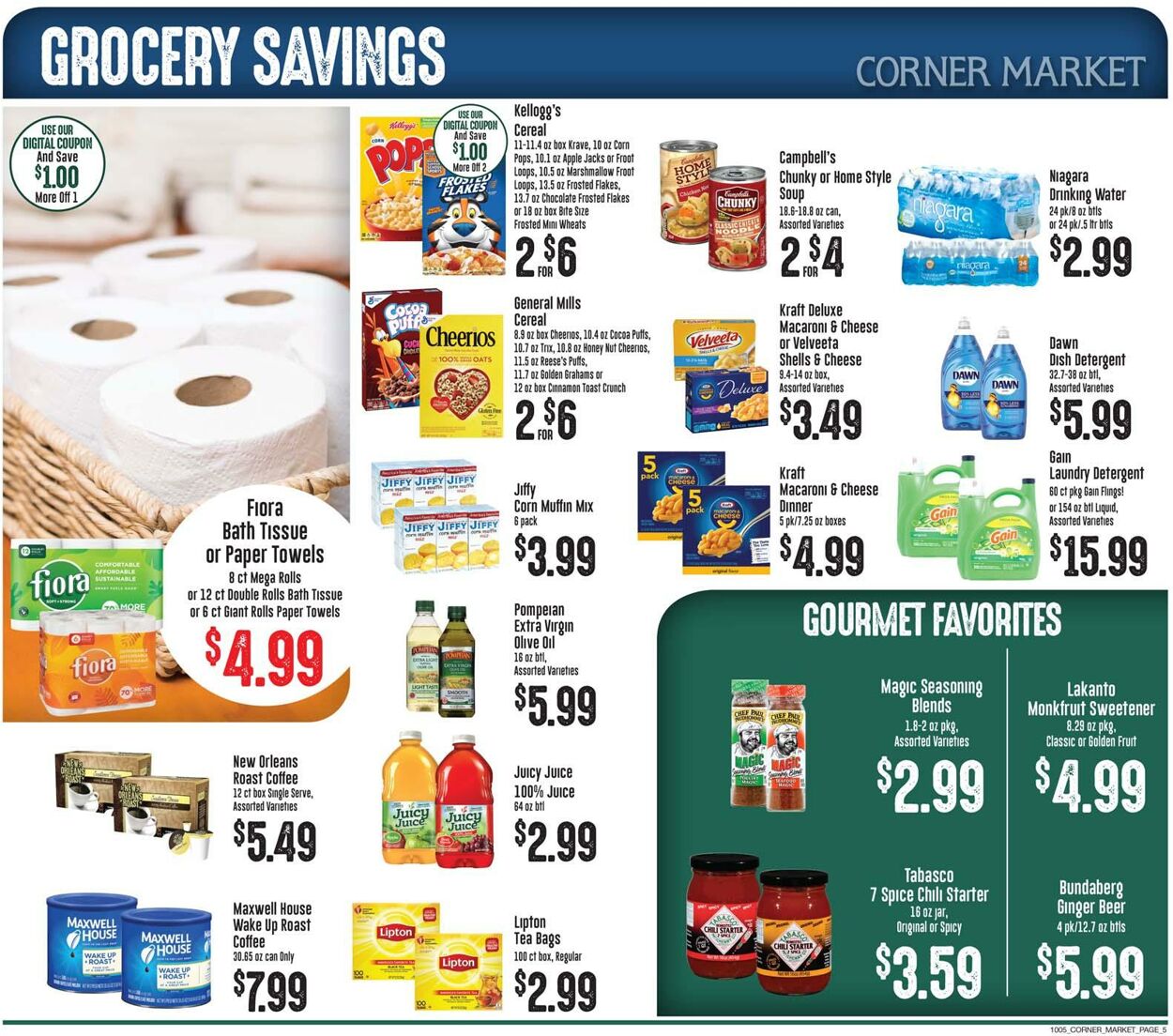 Corner Market Weekly Ad Circular - valid 10/05-10/11/2022 (Page 5)