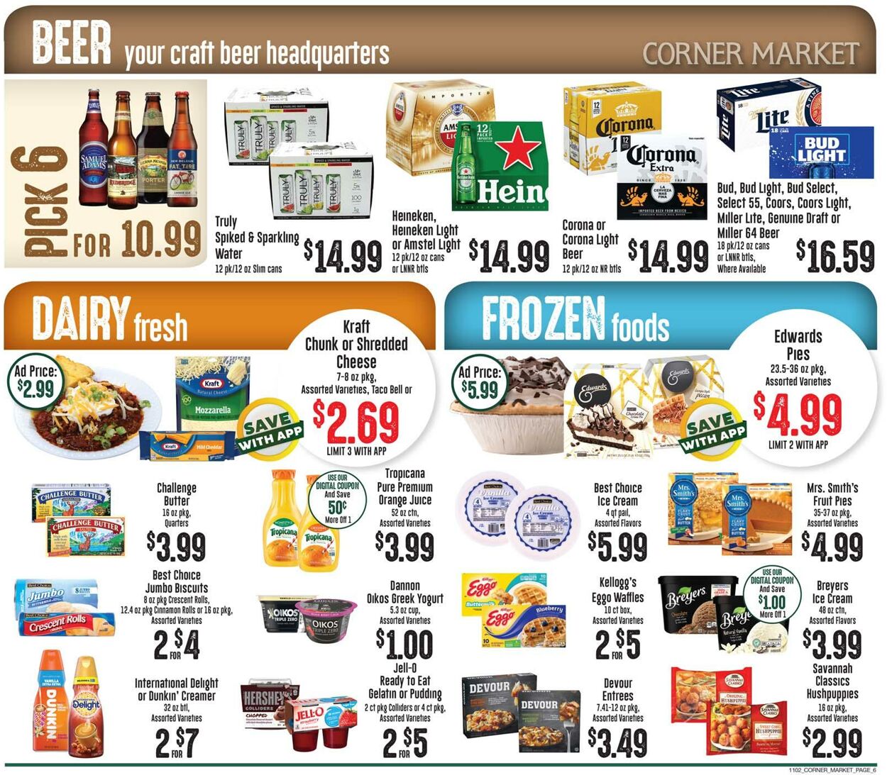 Corner Market Weekly Ad Circular - valid 11/02-11/08/2022 (Page 6)