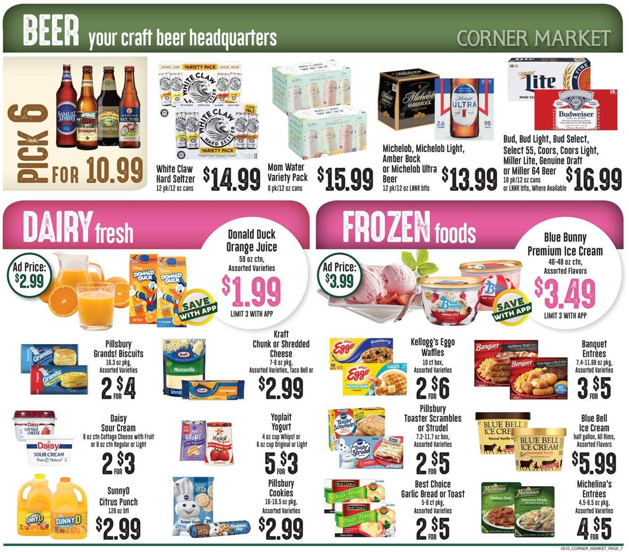 Corner Market Weekly Ad Circular - valid 05/10-05/17/2023 (Page 7)