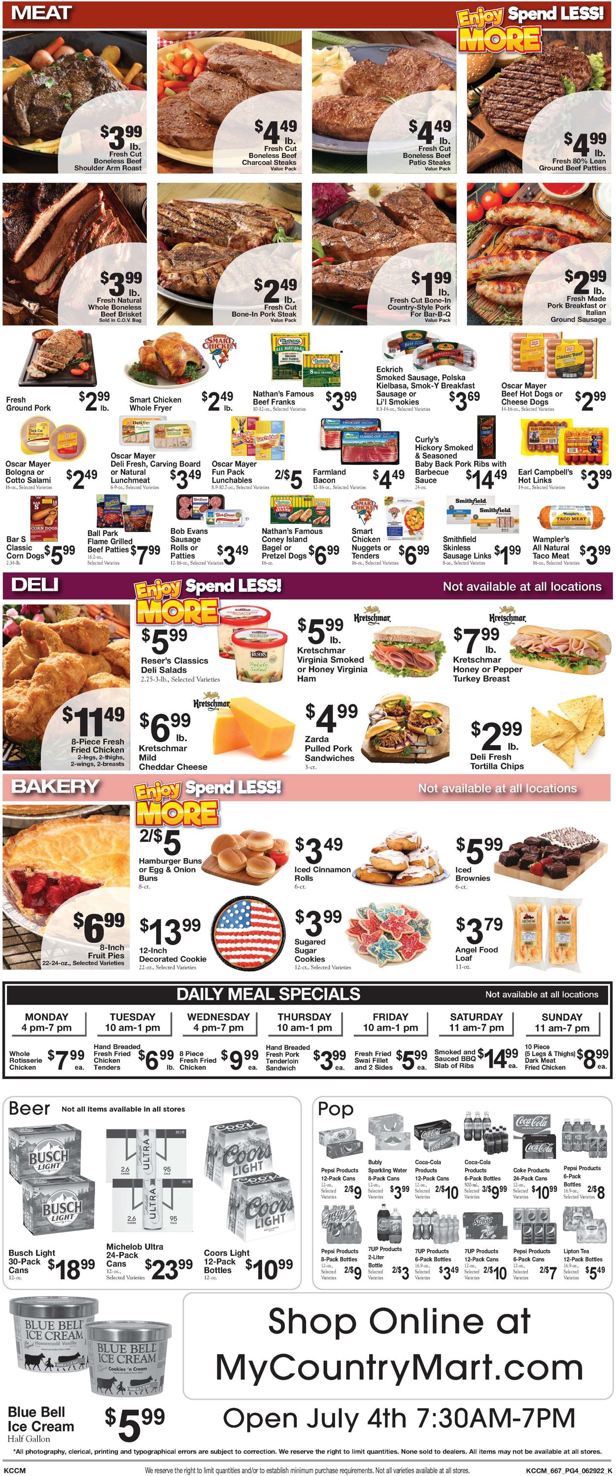 Country Mart Weekly Ad Circular - valid 06/28-07/04/2022 (Page 4)
