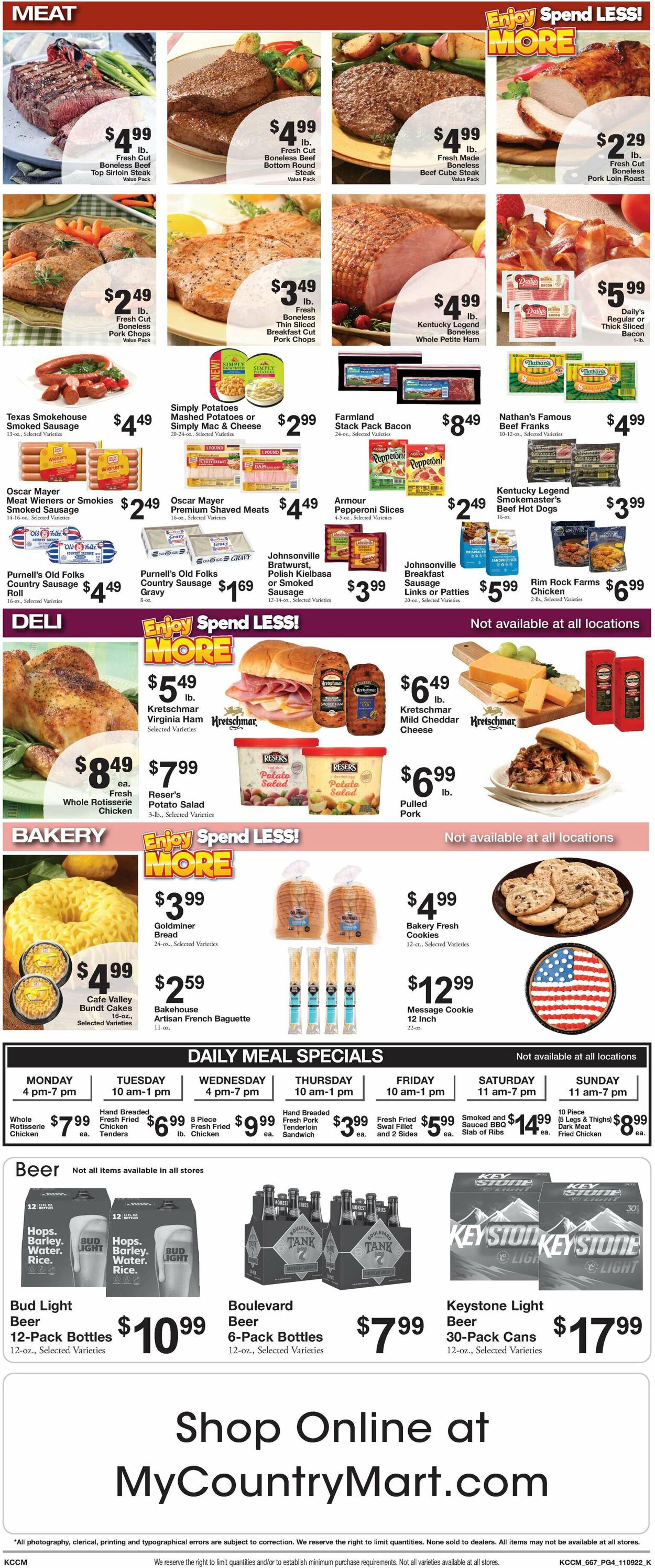 Country Mart Weekly Ad Circular - valid 11/08-11/14/2022 (Page 4)