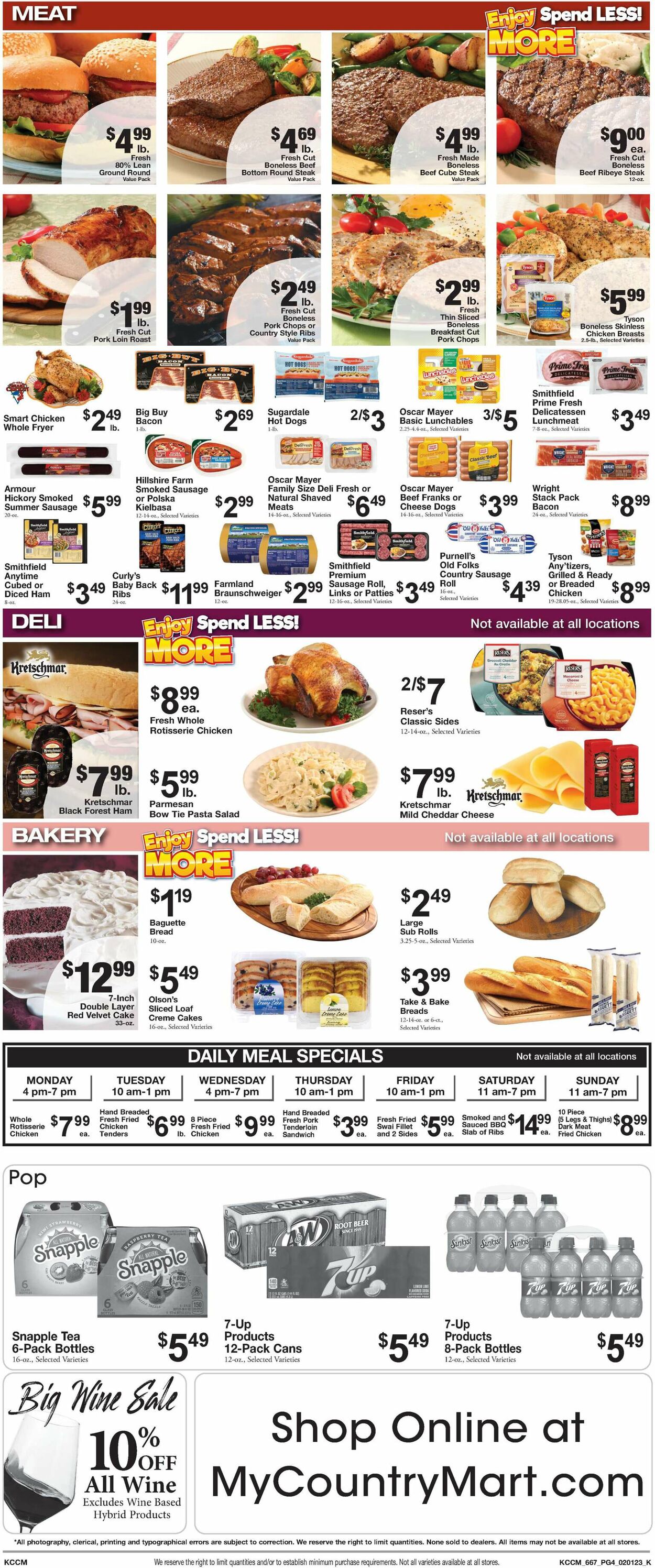 Country Mart Weekly Ad Circular - valid 01/31-02/06/2023 (Page 4)