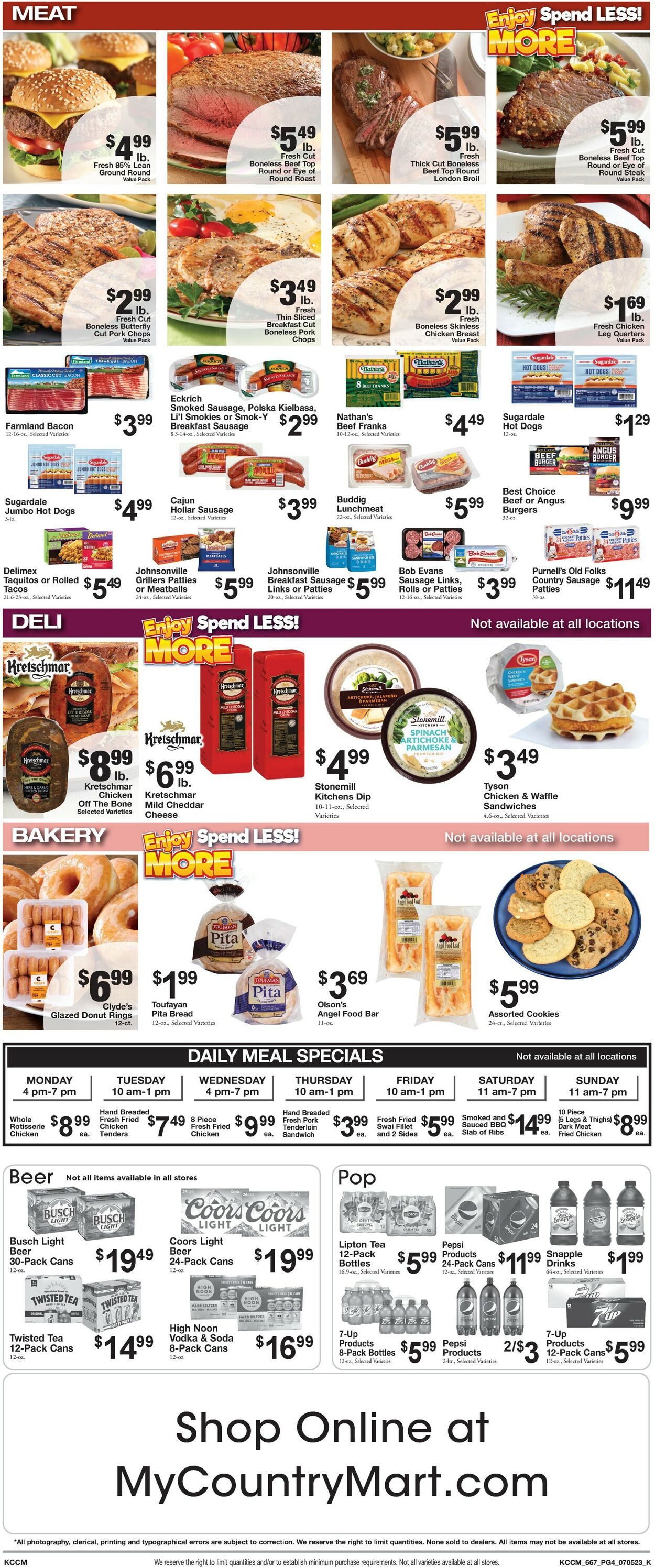 Country Mart Weekly Ad Circular - valid 07/04-07/10/2023 (Page 4)