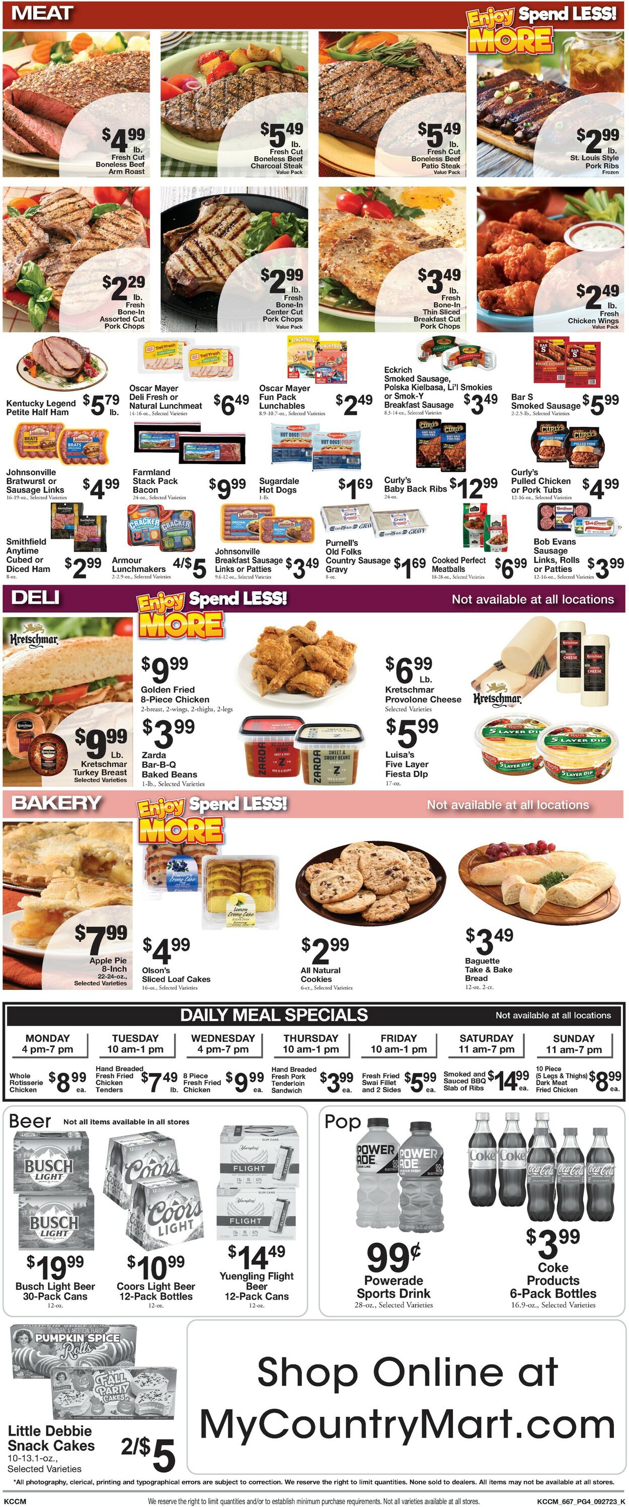 Country Mart Weekly Ad Circular - valid 09/26-10/02/2023 (Page 4)