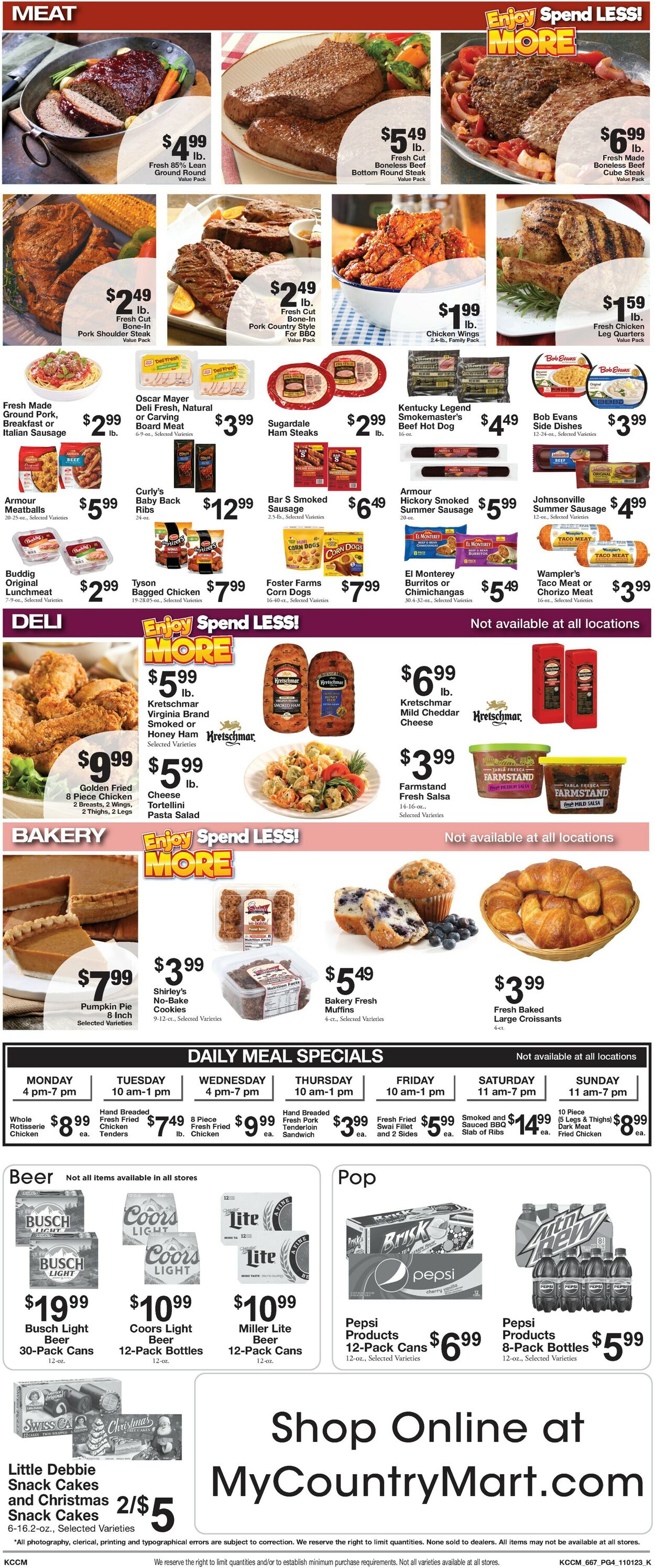 Country Mart Weekly Ad Circular - valid 10/31-11/06/2023 (Page 4)