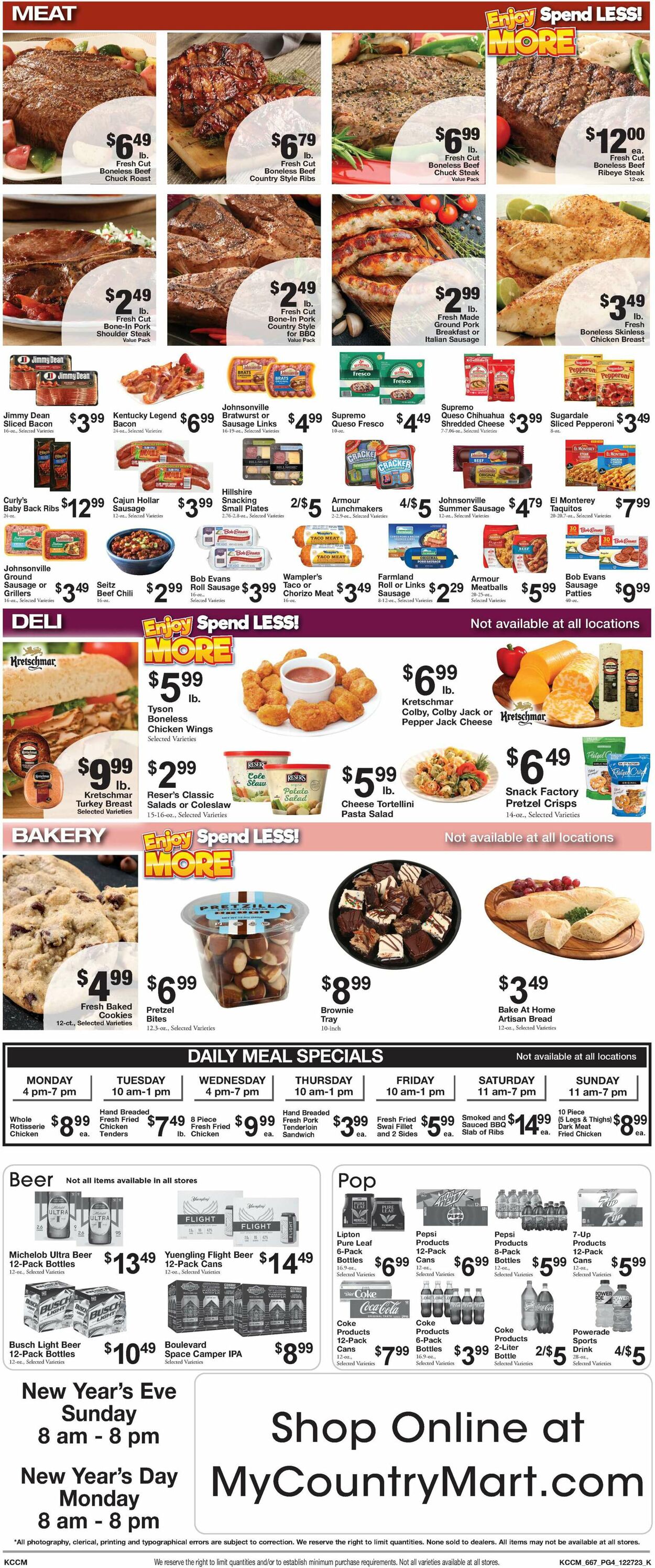 Country Mart Weekly Ad Circular - valid 12/26-01/01/2024 (Page 4)