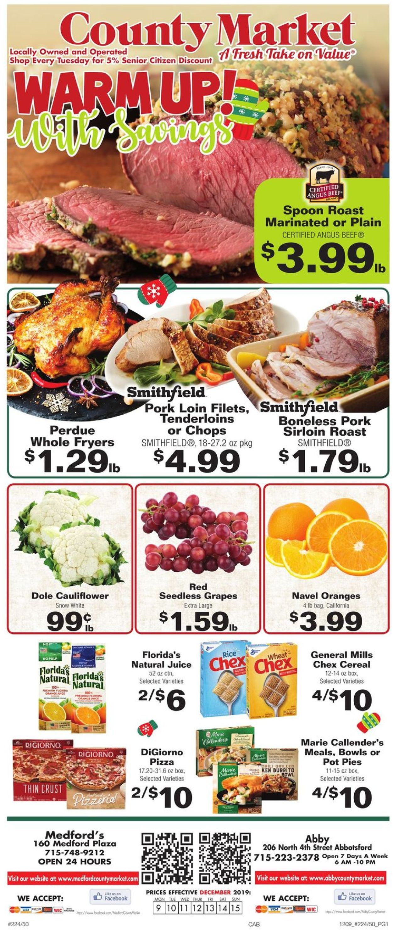 County Market Weekly Ad Circular - valid 12/09-12/15/2019