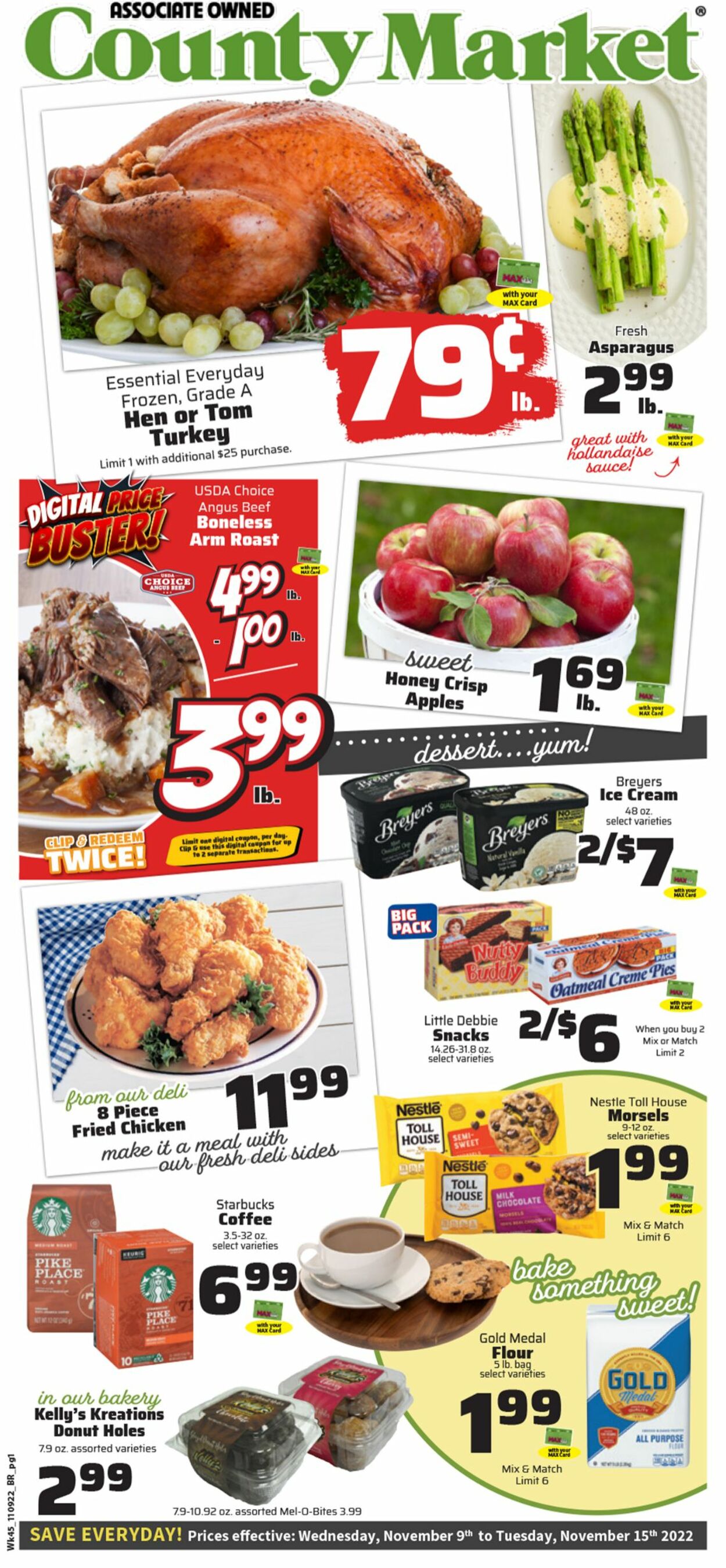 County Market Weekly Ad Circular - valid 11/09-11/15/2022