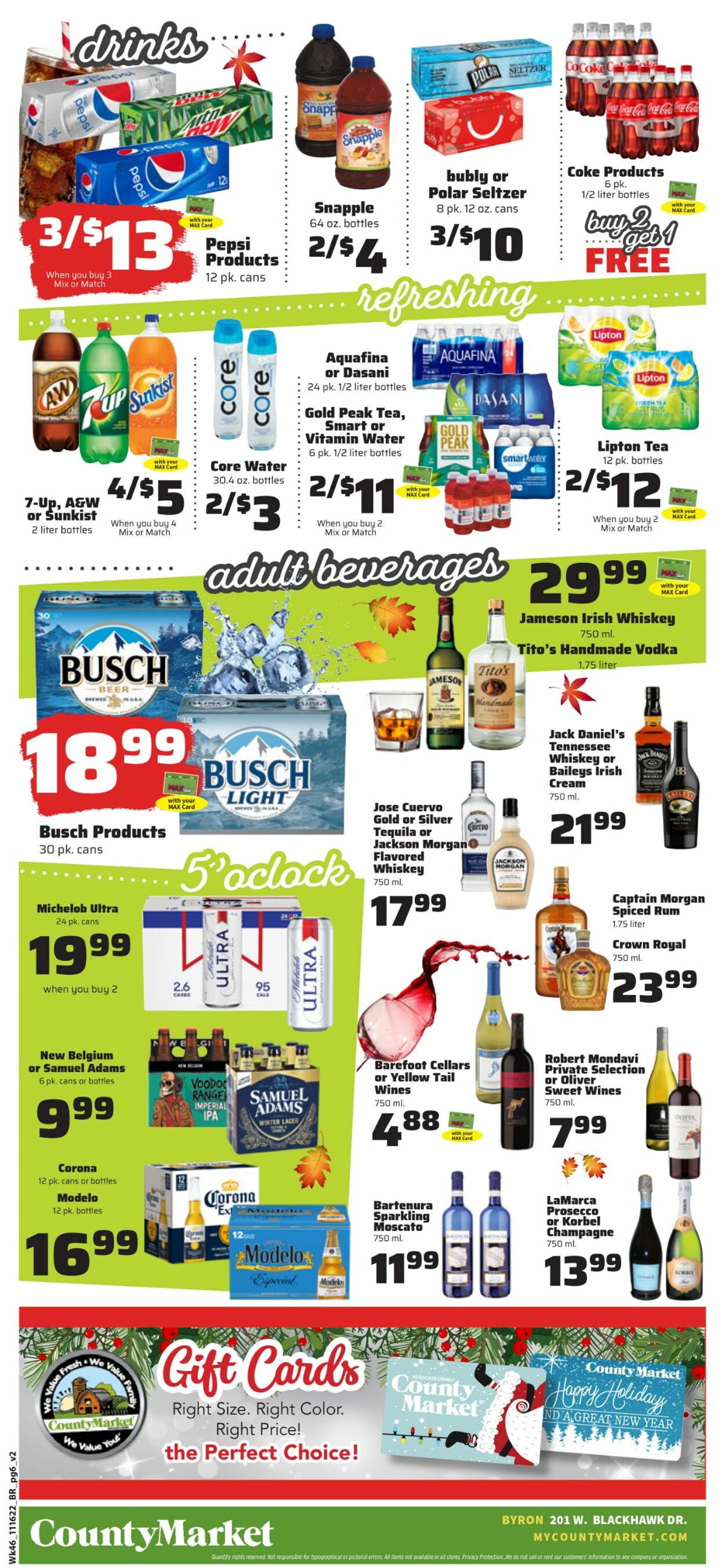 County Market Weekly Ad Circular - valid 11/16-11/24/2022 (Page 6)