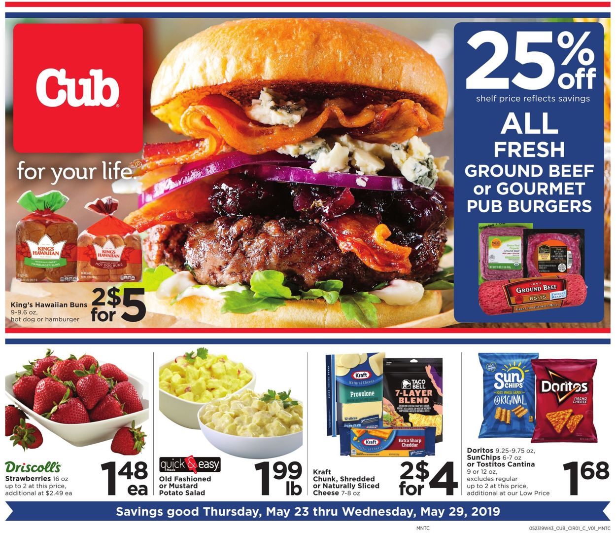 Cub Foods Weekly Ad Circular - valid 05/23-05/29/2019