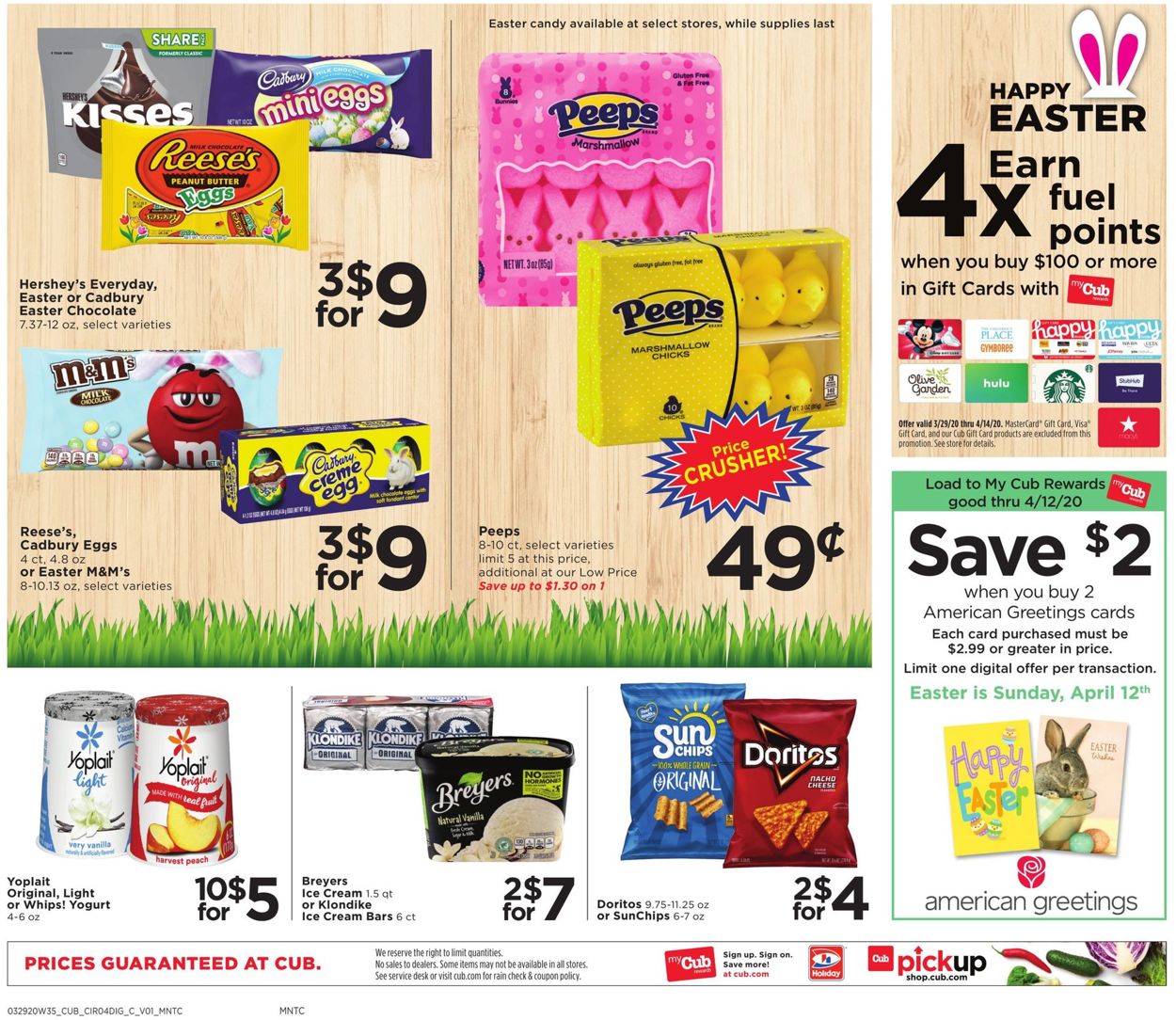 Cub Foods Weekly Ad Circular - valid 03/29-04/04/2020 (Page 4)