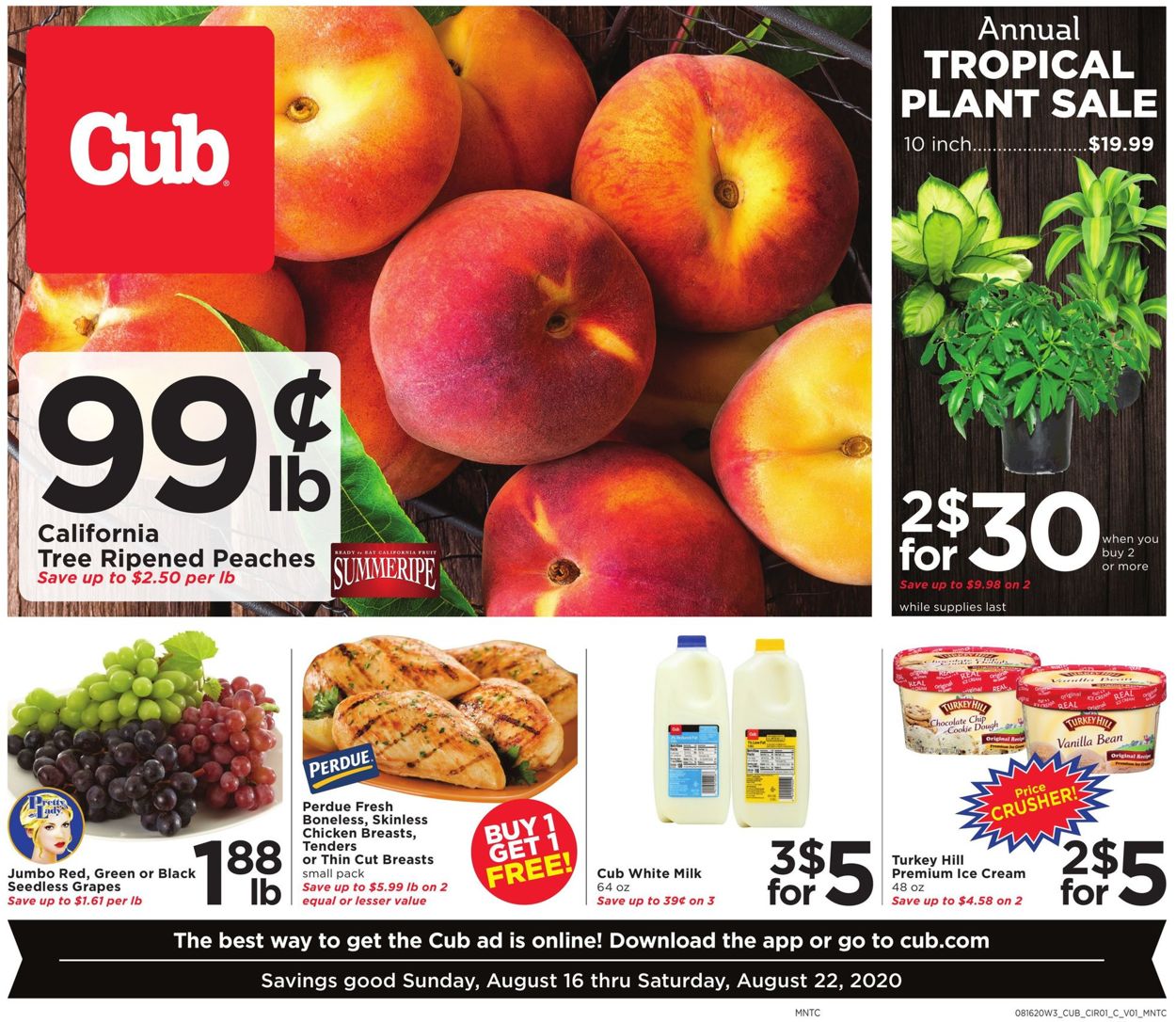 Cub Foods Weekly Ad Circular - valid 08/16-08/22/2020