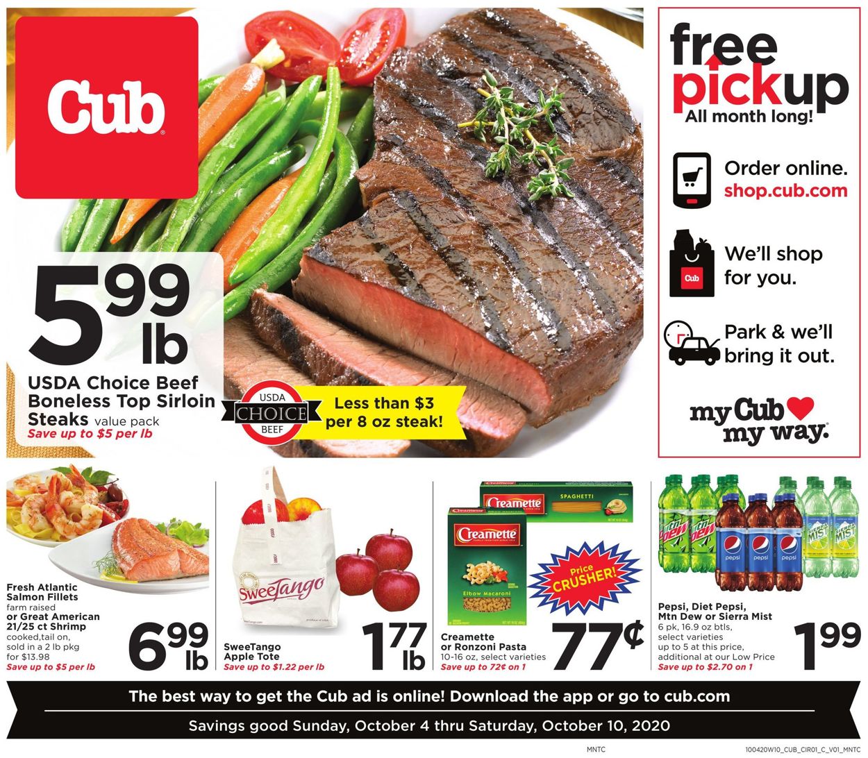 Cub Foods Weekly Ad Circular - valid 10/04-10/10/2020 (Page 5)