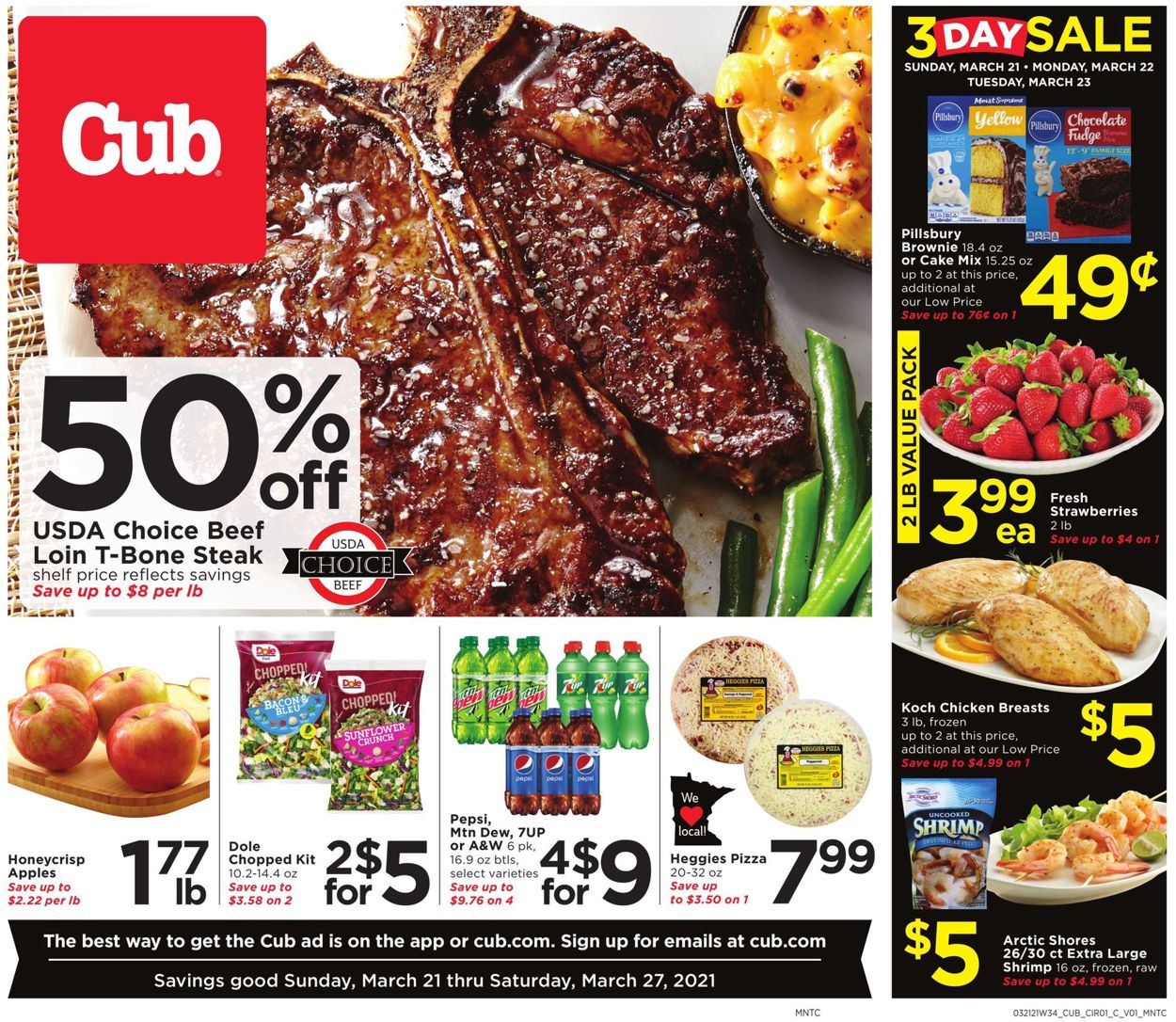 Cub Foods Weekly Ad Circular - valid 03/21-03/27/2021