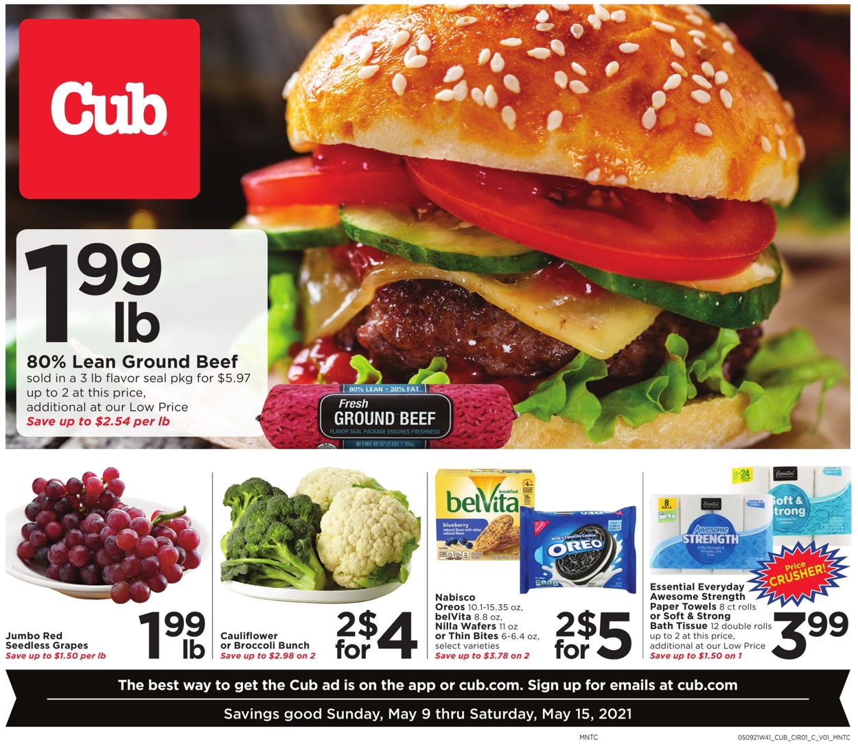 Cub Foods Weekly Ad Circular - valid 05/09-05/15/2021