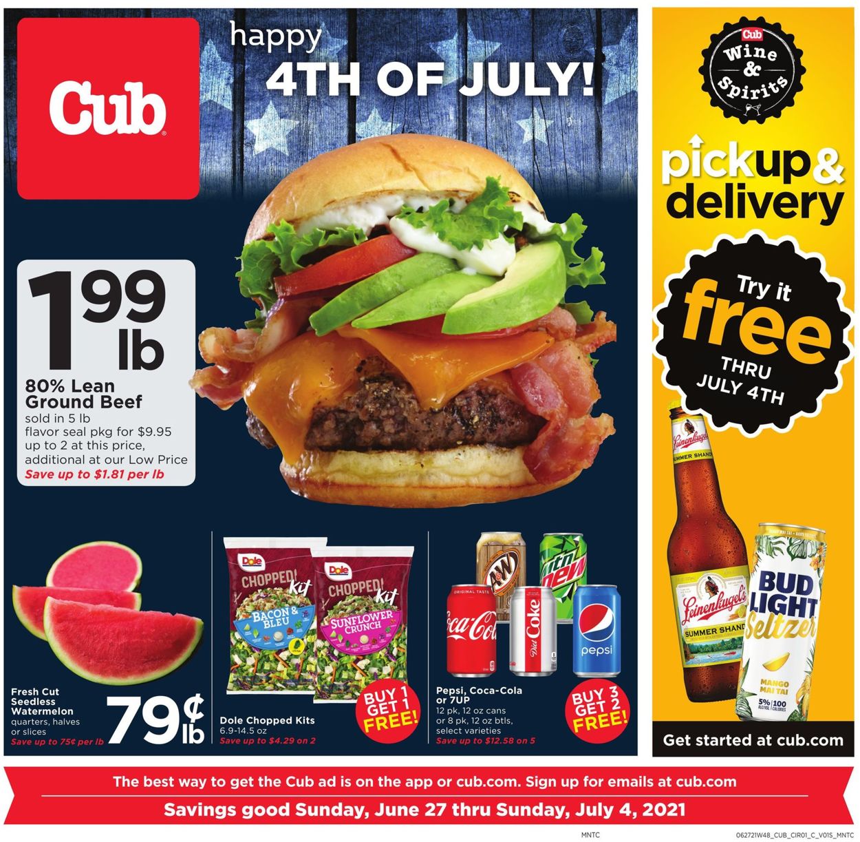 Cub Foods Weekly Ad Circular - valid 06/27-07/04/2021
