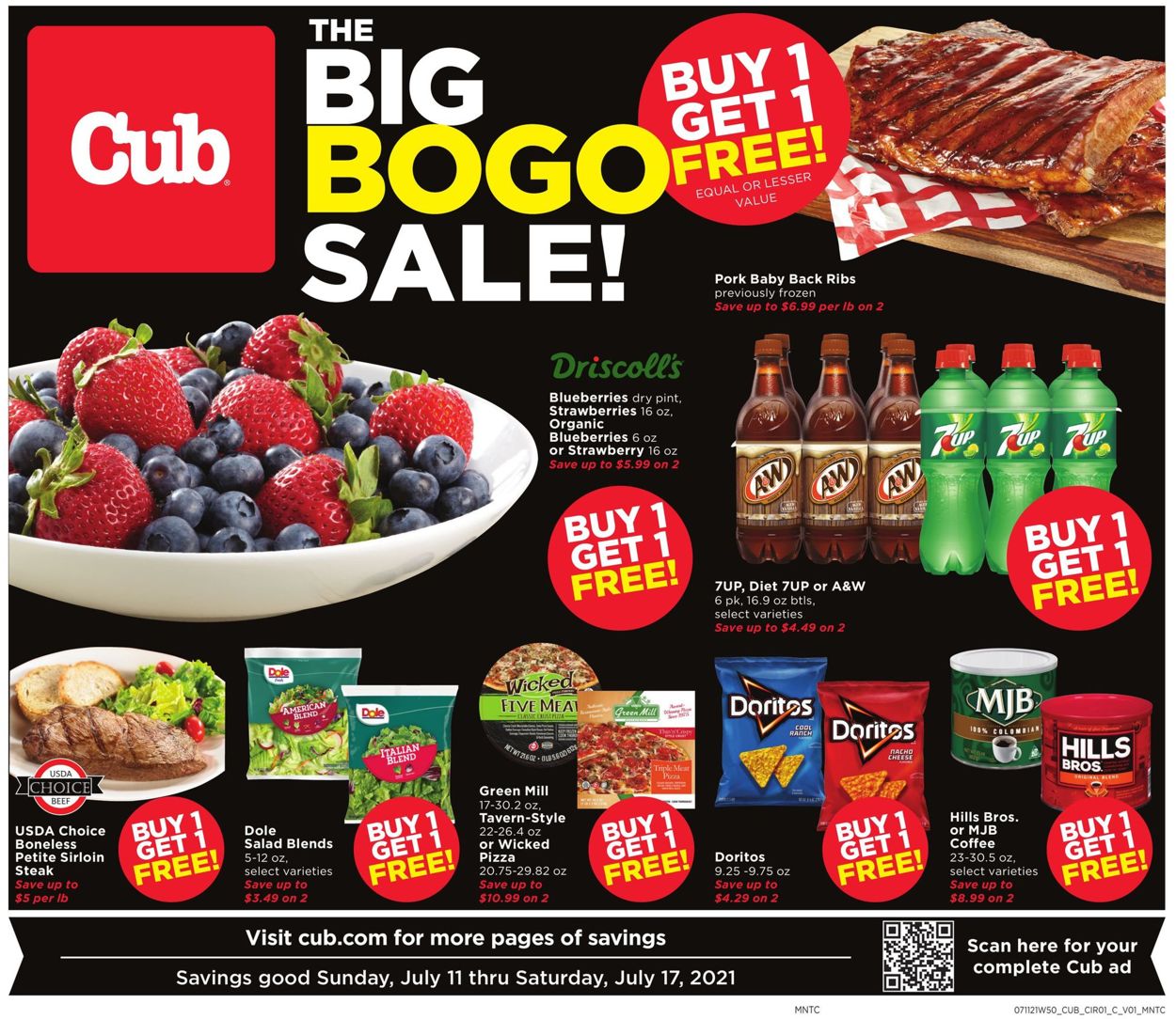 Cub Foods Weekly Ad Circular - valid 07/11-07/17/2021