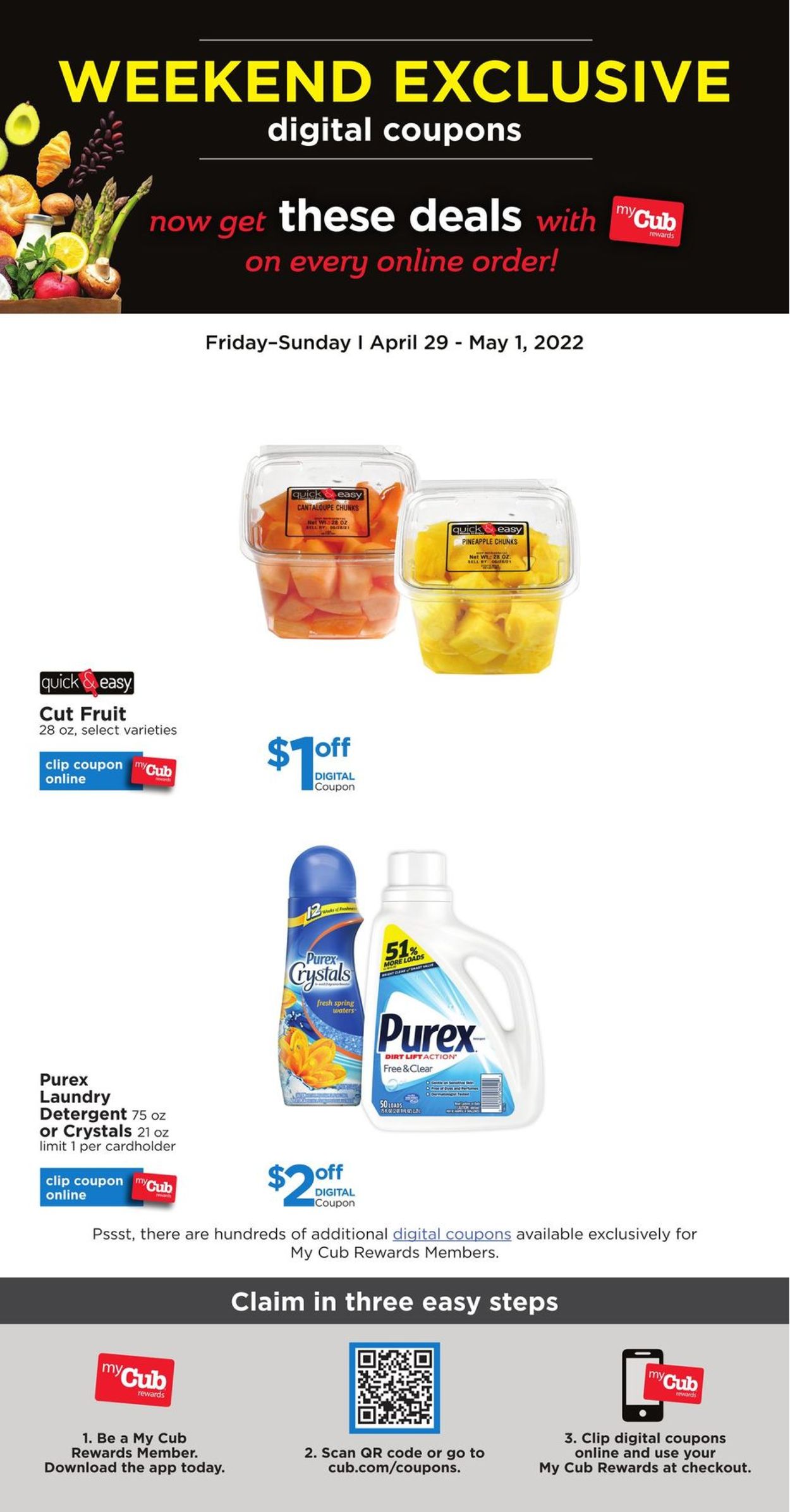 Cub Foods Weekly Ad Circular - valid 04/29-05/01/2022