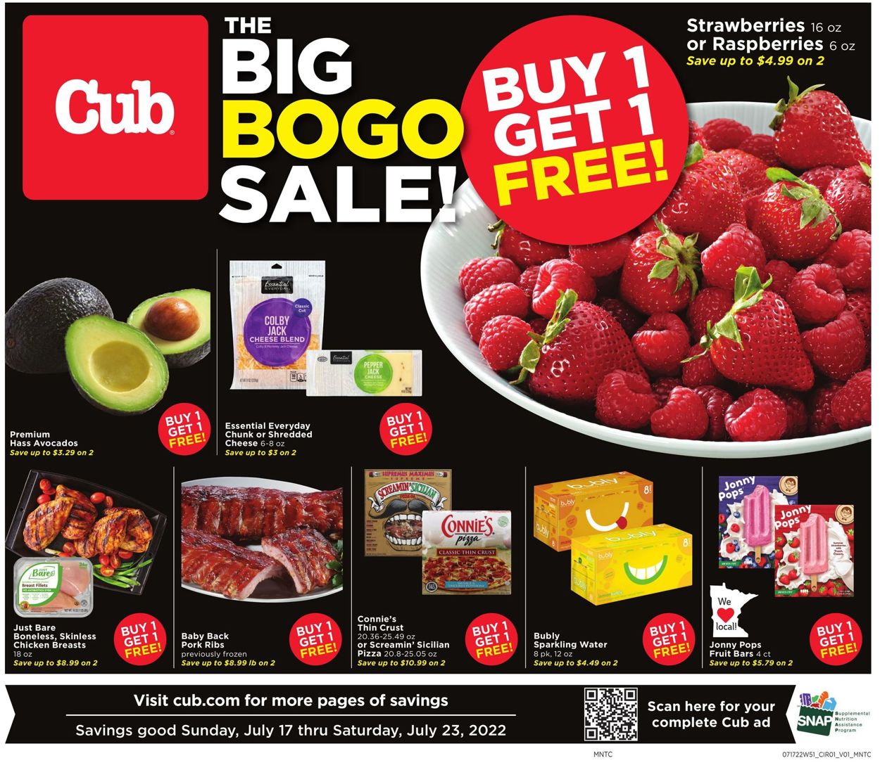 Cub Foods Weekly Ad Circular - valid 07/17-07/23/2022