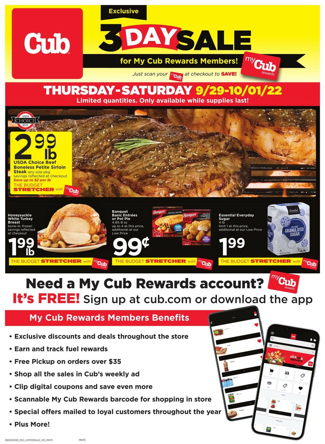 Cub Foods Weekly Ad Circular - valid 09/25-10/01/2022