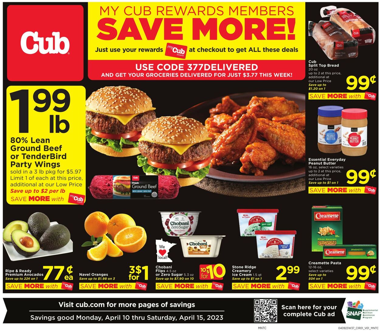 Cub Foods Weekly Ad Circular - valid 04/10-04/15/2023