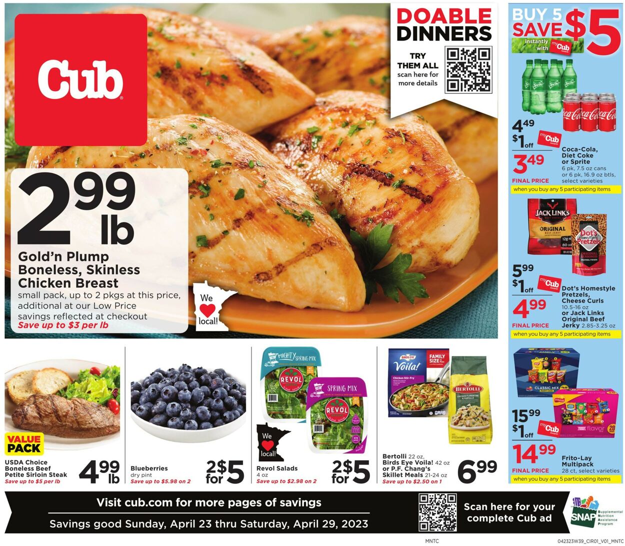 Cub Foods Weekly Ad Circular - valid 04/23-04/29/2023