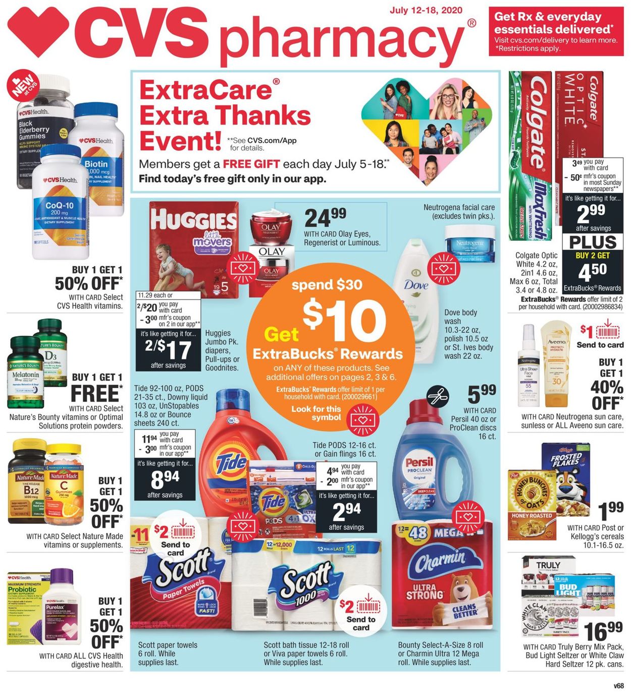 CVS Pharmacy Weekly Ad Circular - valid 07/12-07/18/2020
