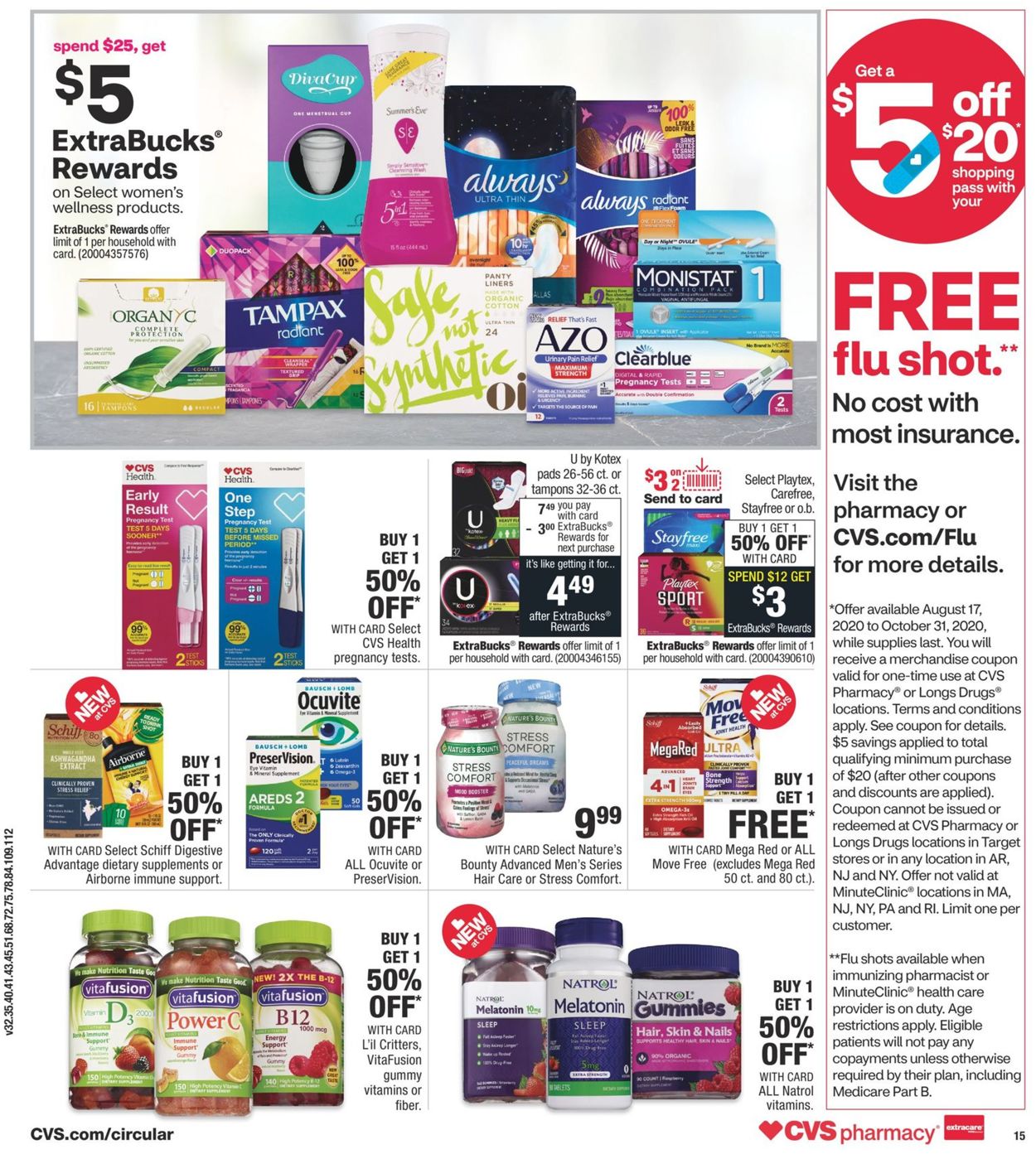 CVS Pharmacy Weekly Ad Circular - valid 10/18-10/24/2020 (Page 20)