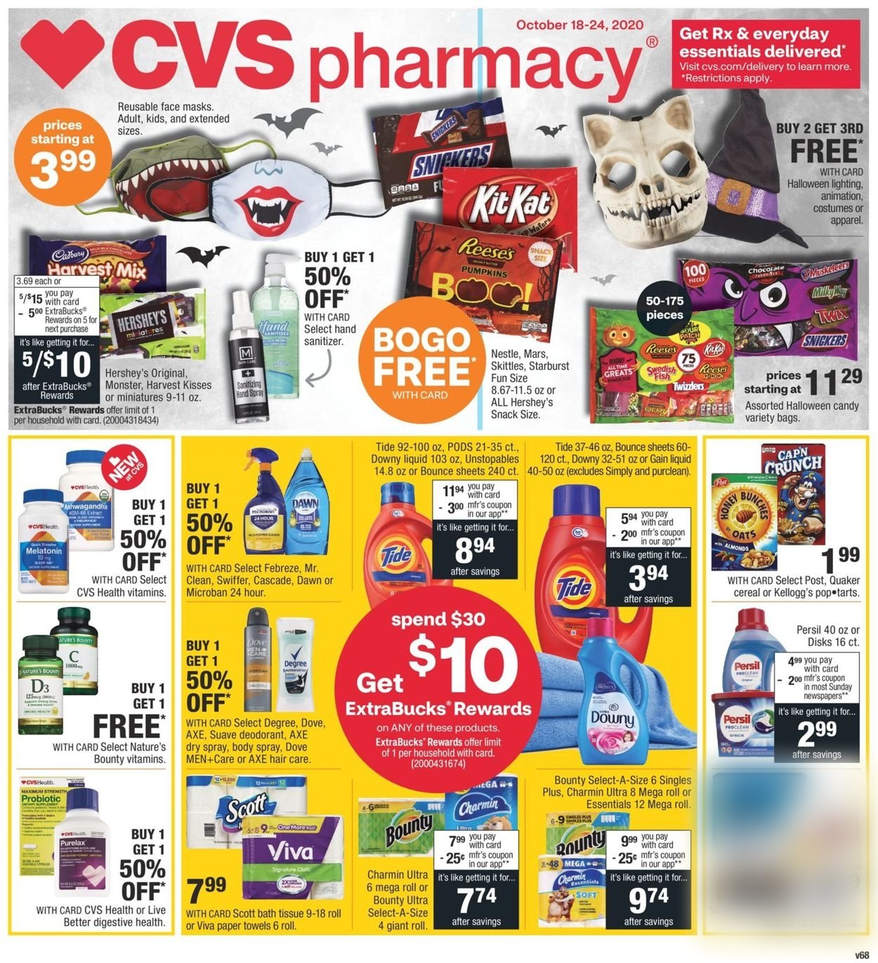 CVS Pharmacy Weekly Ad Circular - valid 10/18-10/24/2020