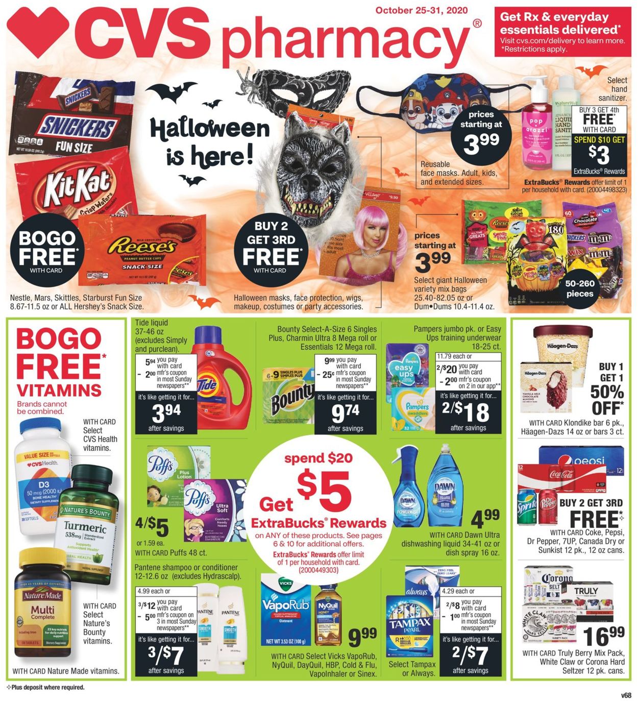 CVS Pharmacy Weekly Ad Circular - valid 10/25-10/31/2020