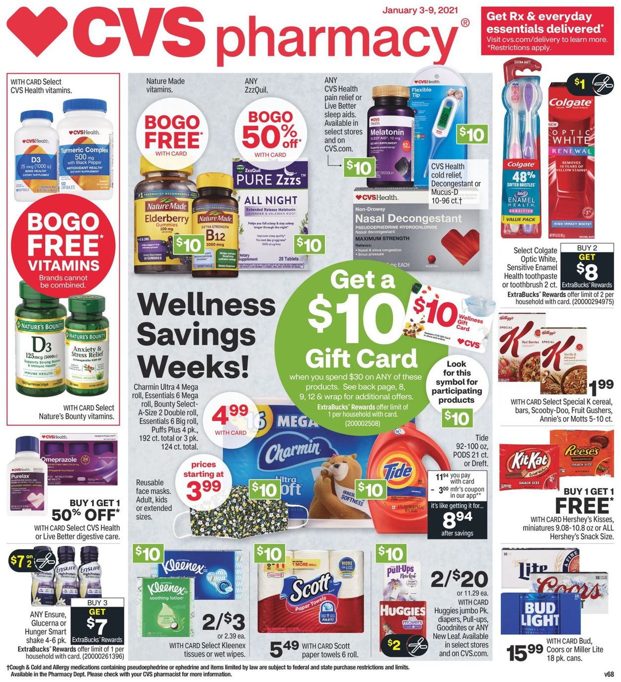 CVS Pharmacy Weekly Ad Circular - valid 01/03-01/09/2021