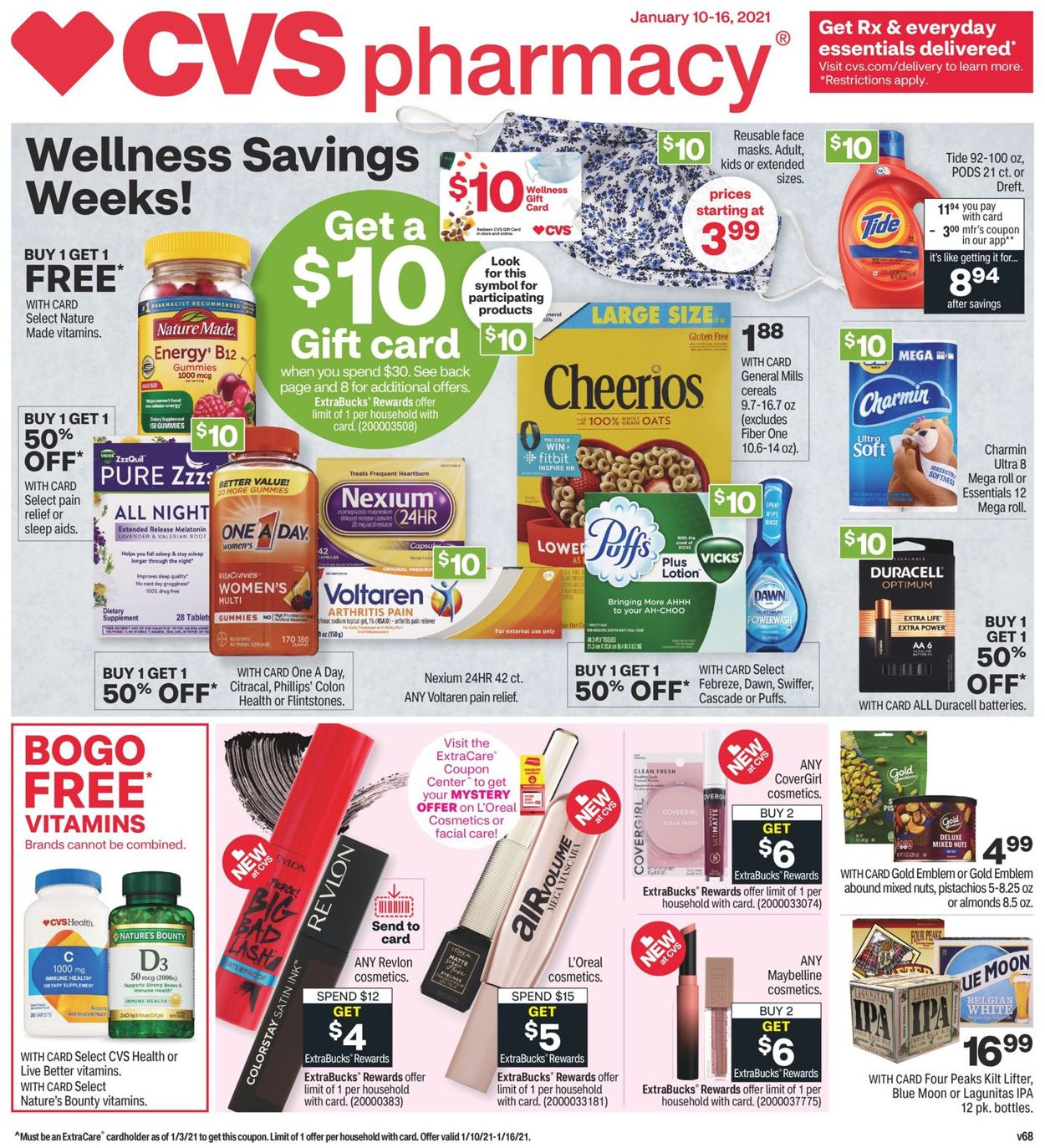CVS Pharmacy Weekly Ad Circular - valid 01/10-01/16/2021