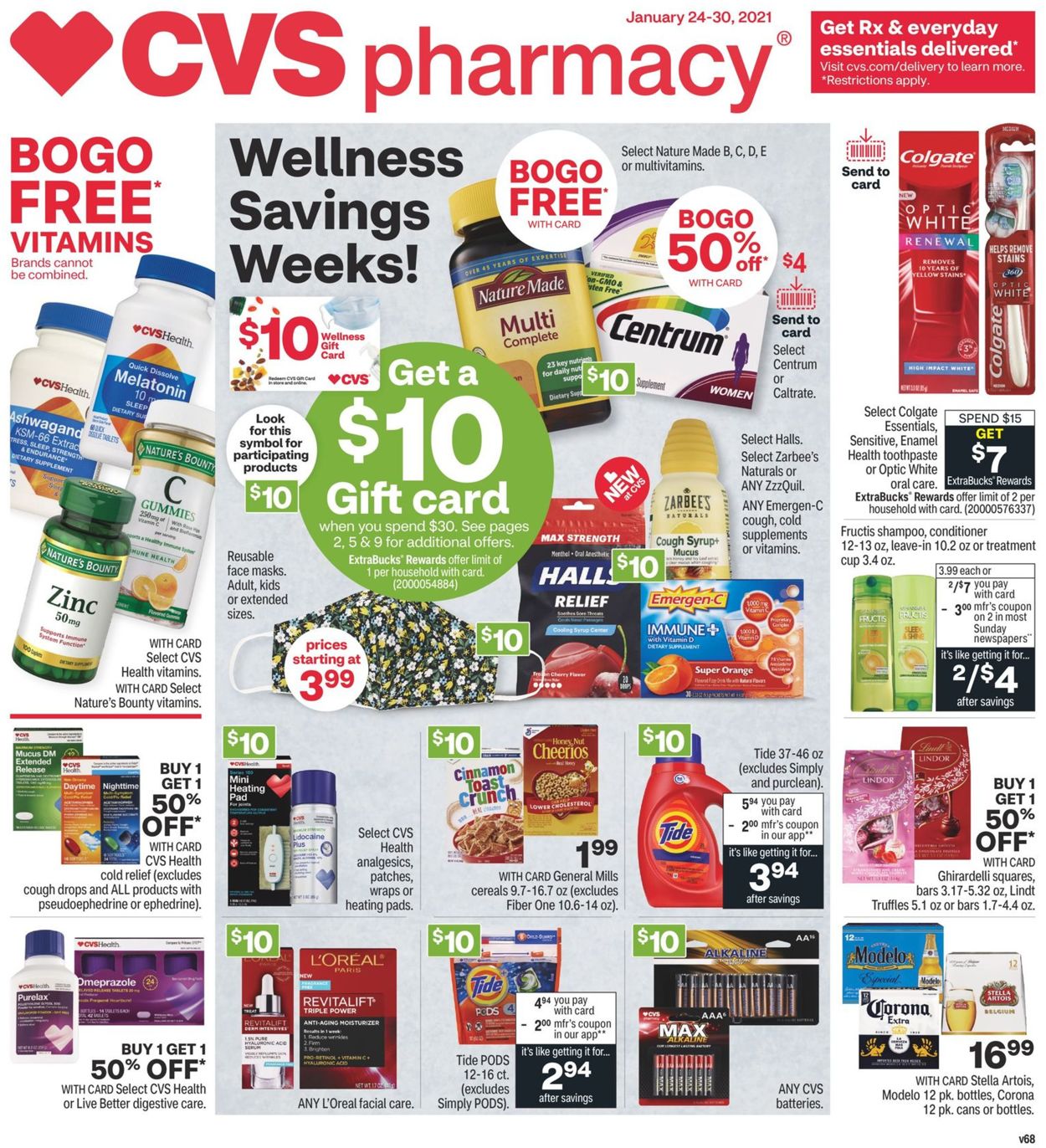 CVS Pharmacy Weekly Ad Circular - valid 01/24-01/31/2021