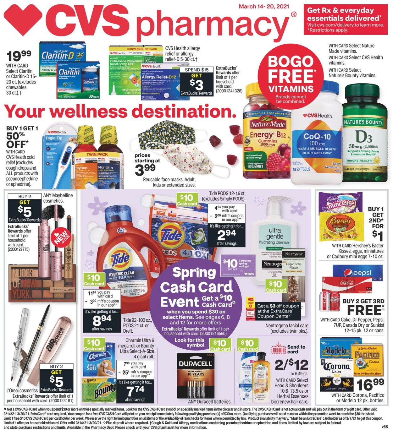 CVS Pharmacy Weekly Ad Circular - valid 03/14-03/20/2021