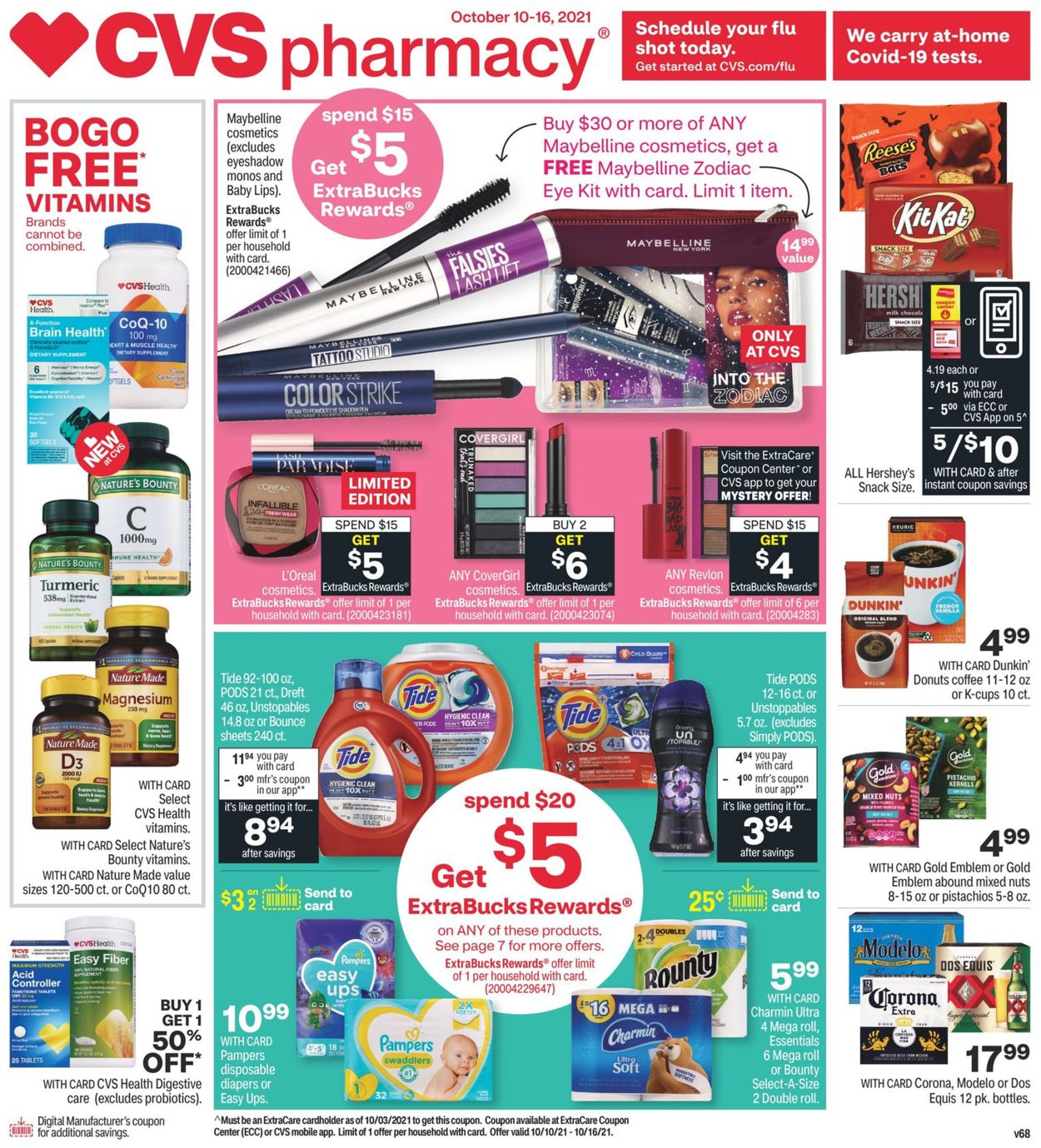 CVS Pharmacy Weekly Ad Circular - valid 10/10-10/16/2021