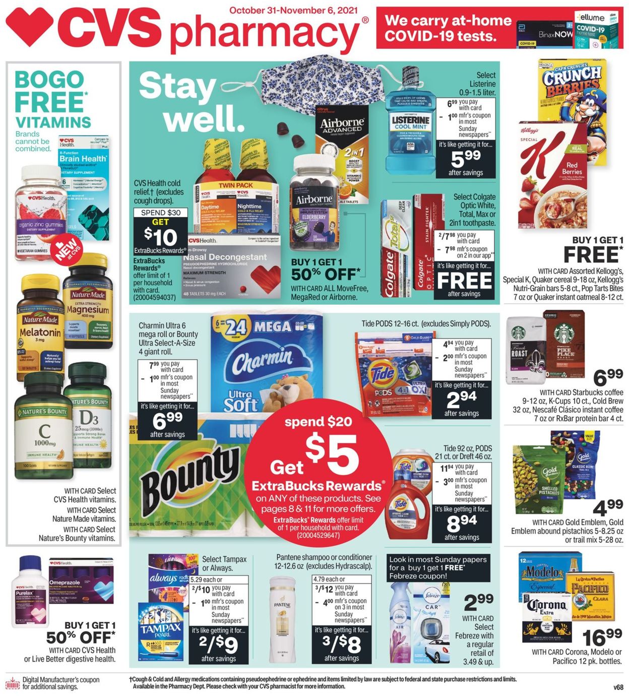CVS Pharmacy Weekly Ad Circular - valid 10/31-11/06/2021