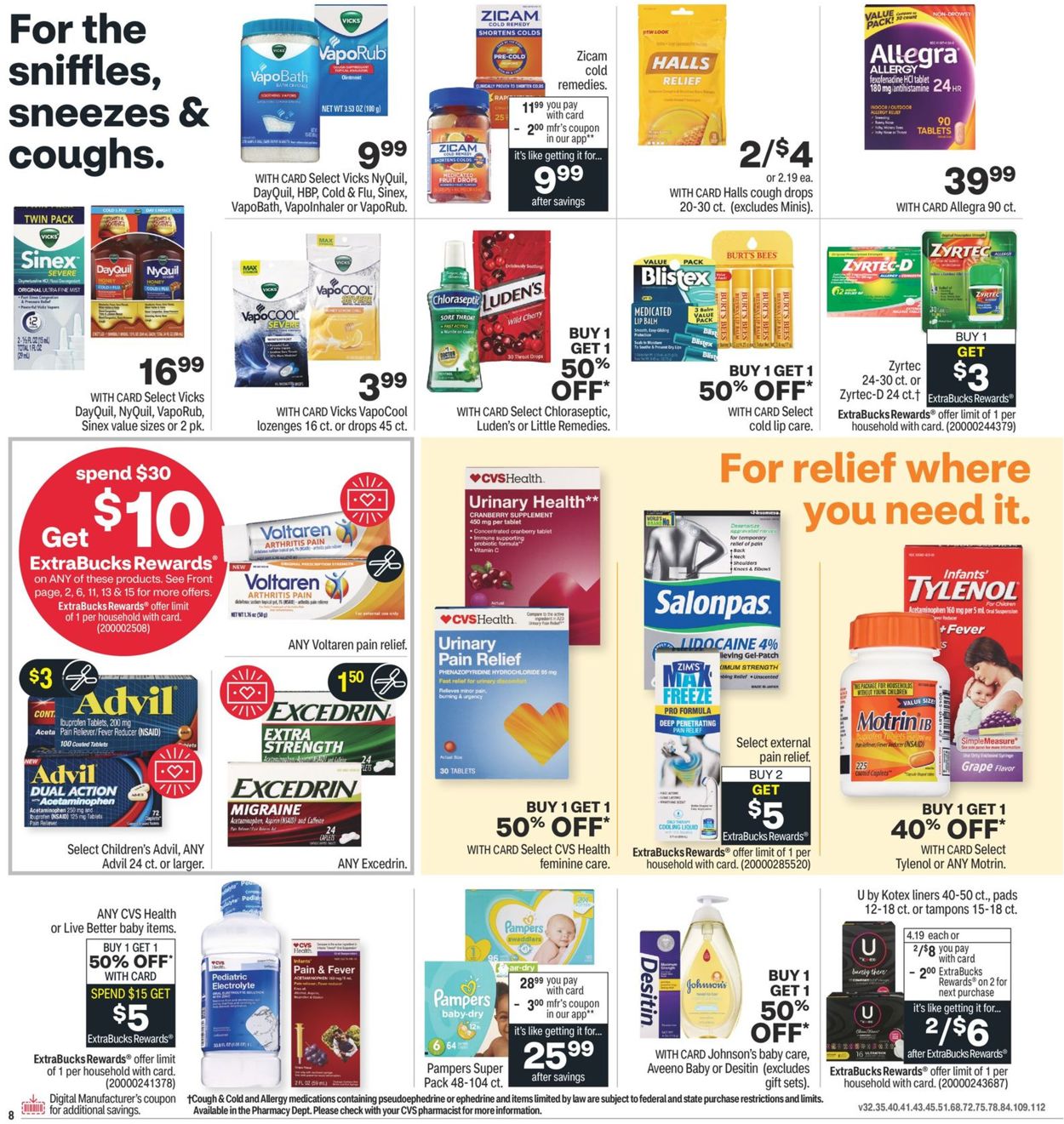 CVS Pharmacy Weekly Ad Circular - valid 01/02-01/08/2022 (Page 8)