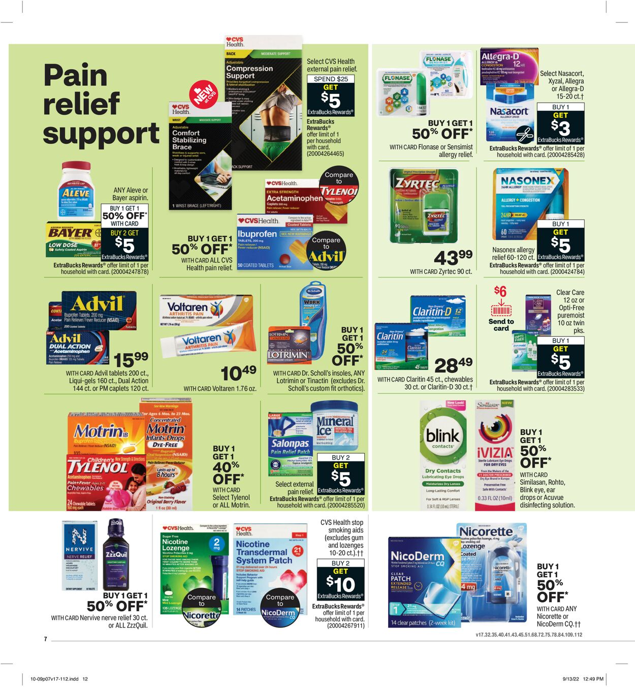 CVS Pharmacy Weekly Ad Circular - valid 10/09-10/15/2022 (Page 8)
